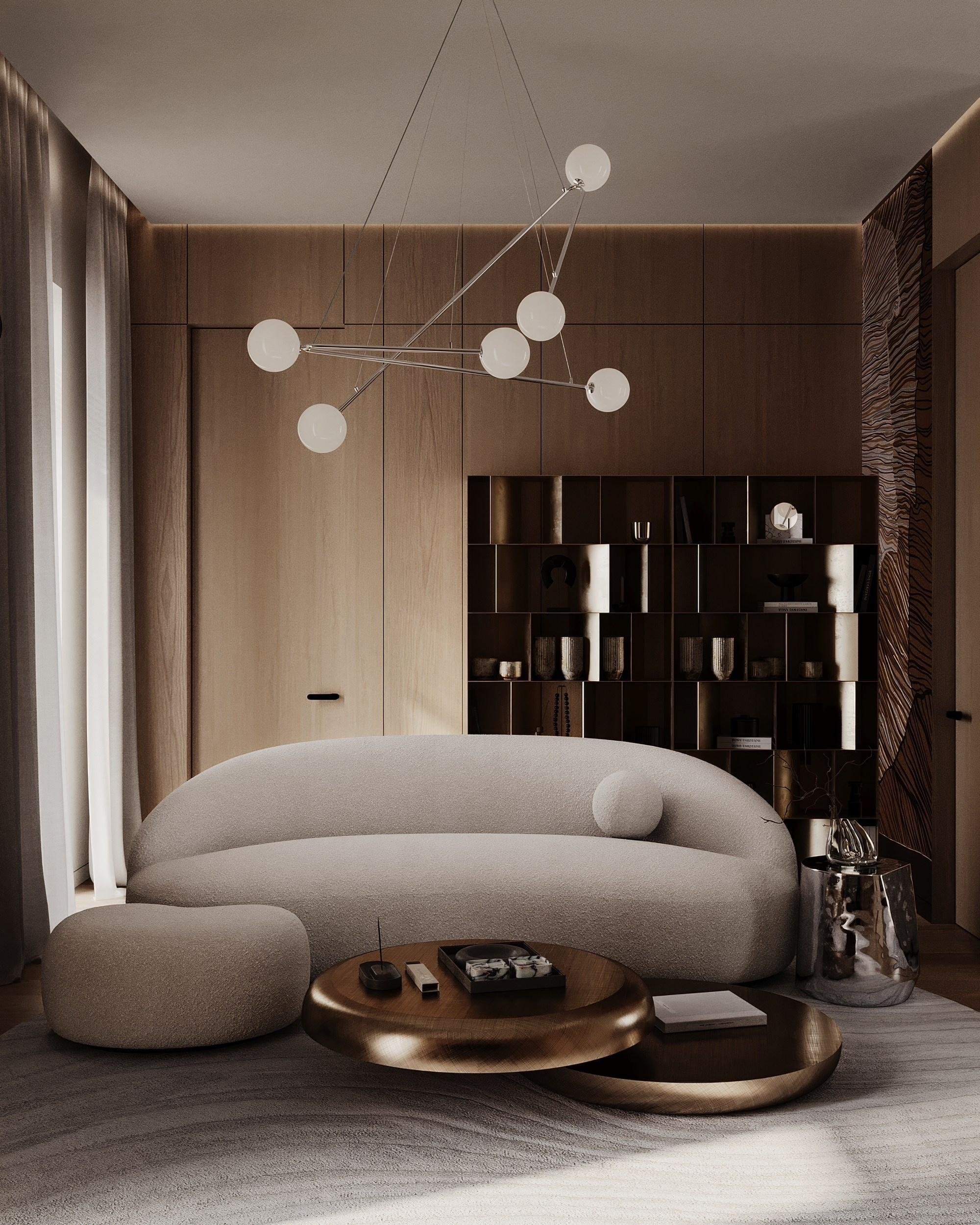 PRIVATE HOUSE. Interior 3D visualizer Liya Iskevich