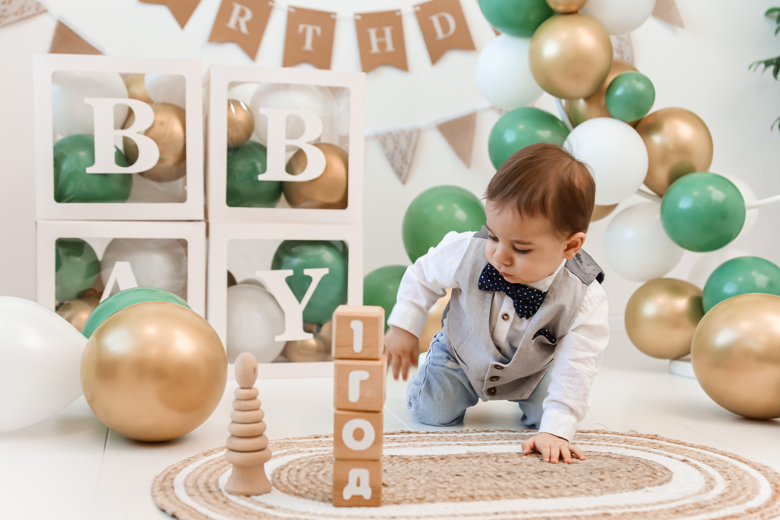 1й Годик Давида. Детский и Семейный фотограф в Санкт-Петербурге. Детская Фотостудия «FAMILY STORY»