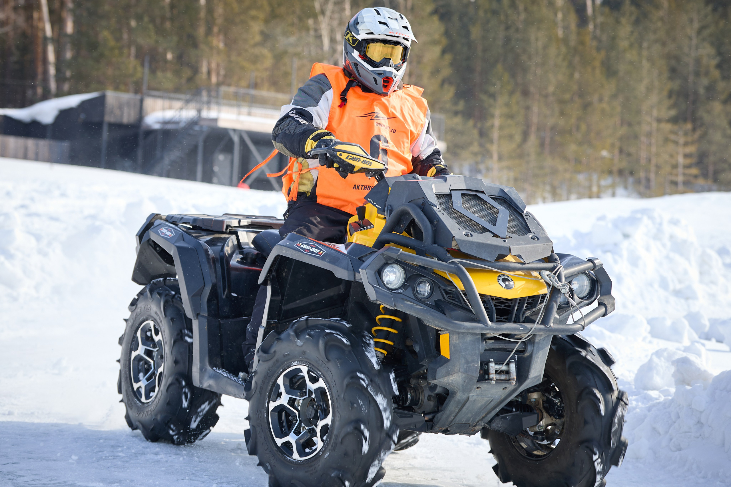 Топим Лёд — 2026. Соревнования на квадроциклах. Фотограф в Новосибирске Алена Скокова