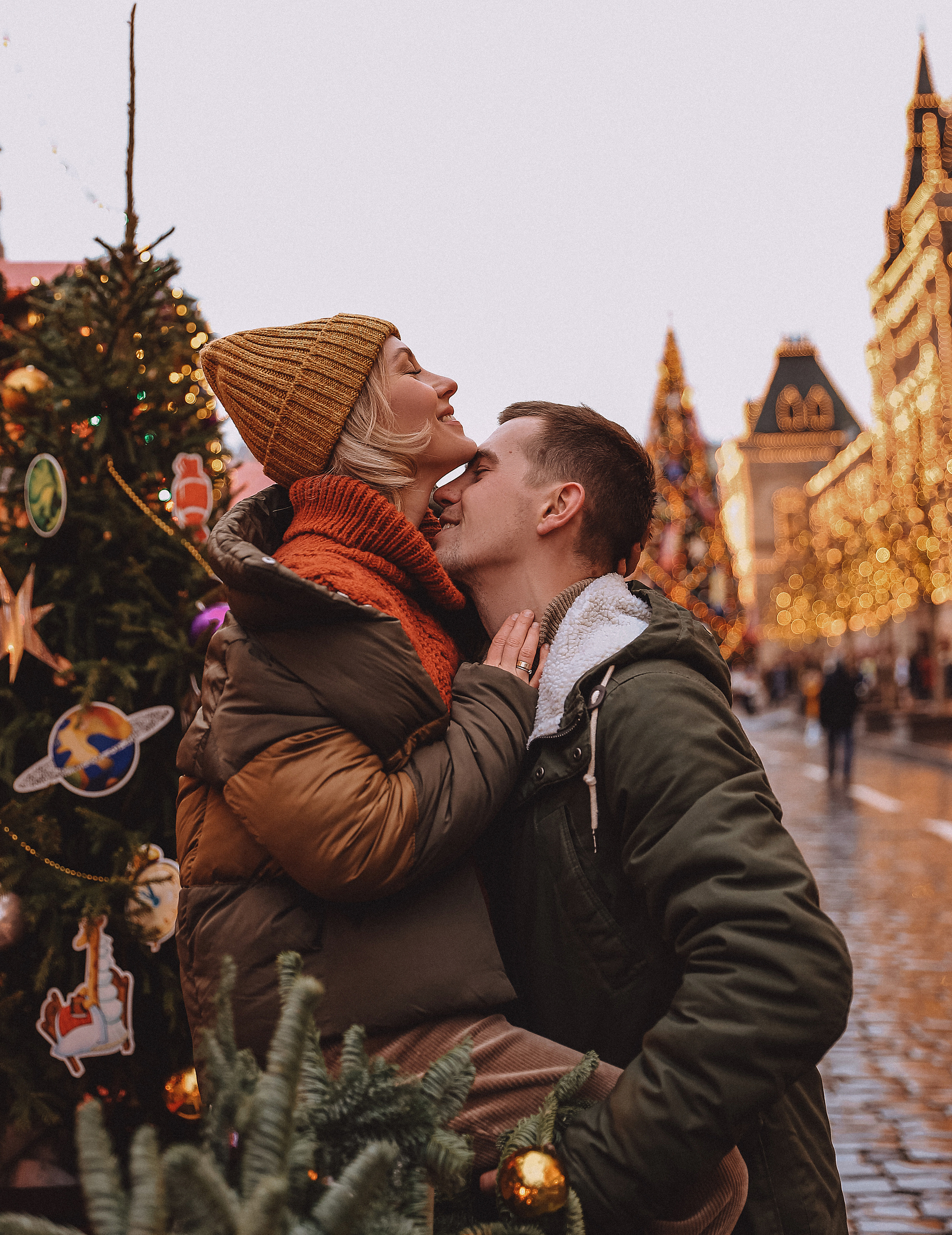 Злата и Вова на рождественской ярмарке. Фотограф в Краснодаре и Краснодарском крае