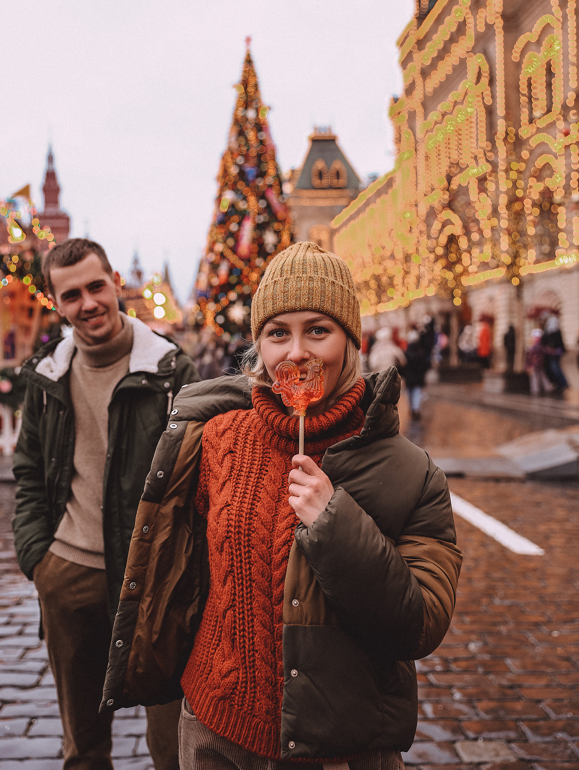 Злата и Вова на рождественской ярмарке. Фотограф в Краснодаре и Краснодарском крае