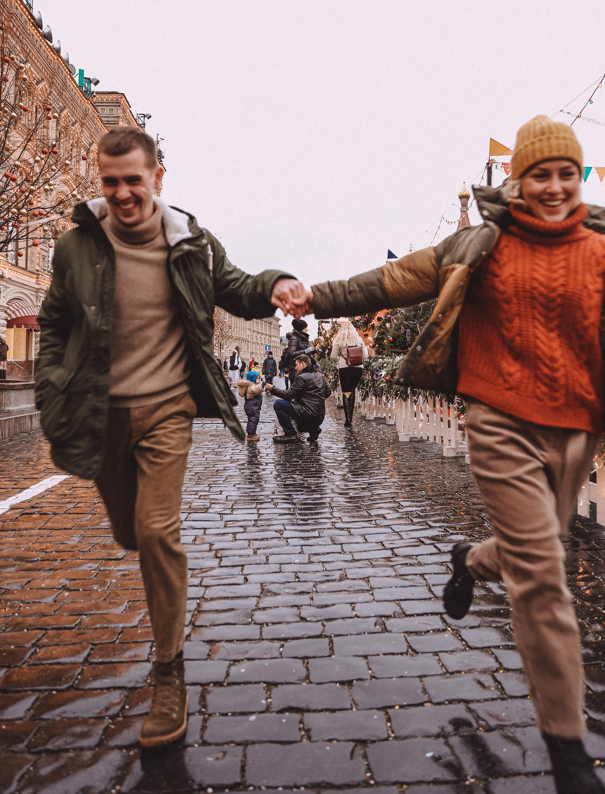 Злата и Вова на рождественской ярмарке. Фотограф в Краснодаре и Краснодарском крае