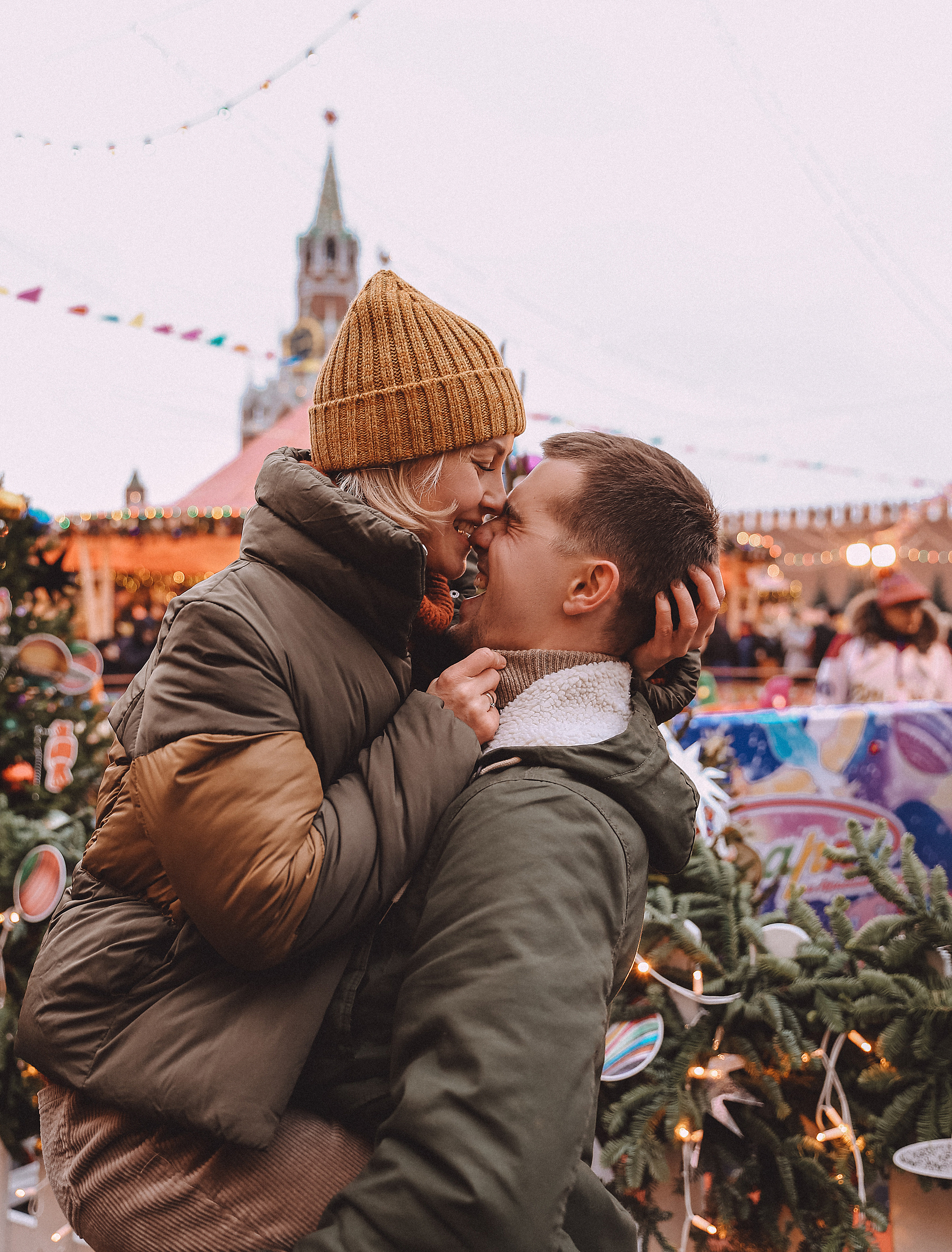 Злата и Вова на рождественской ярмарке. Фотограф в Краснодаре и Краснодарском крае