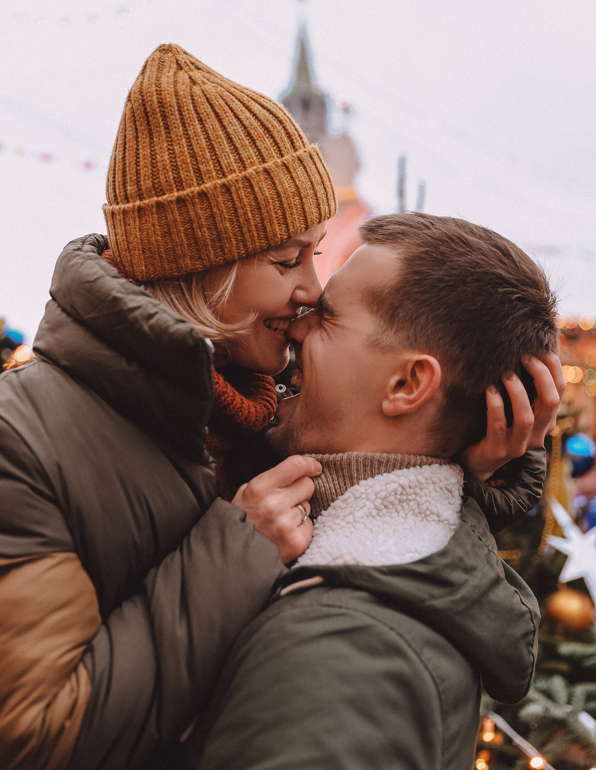 Злата и Вова на рождественской ярмарке. Фотограф в Краснодаре и Краснодарском крае