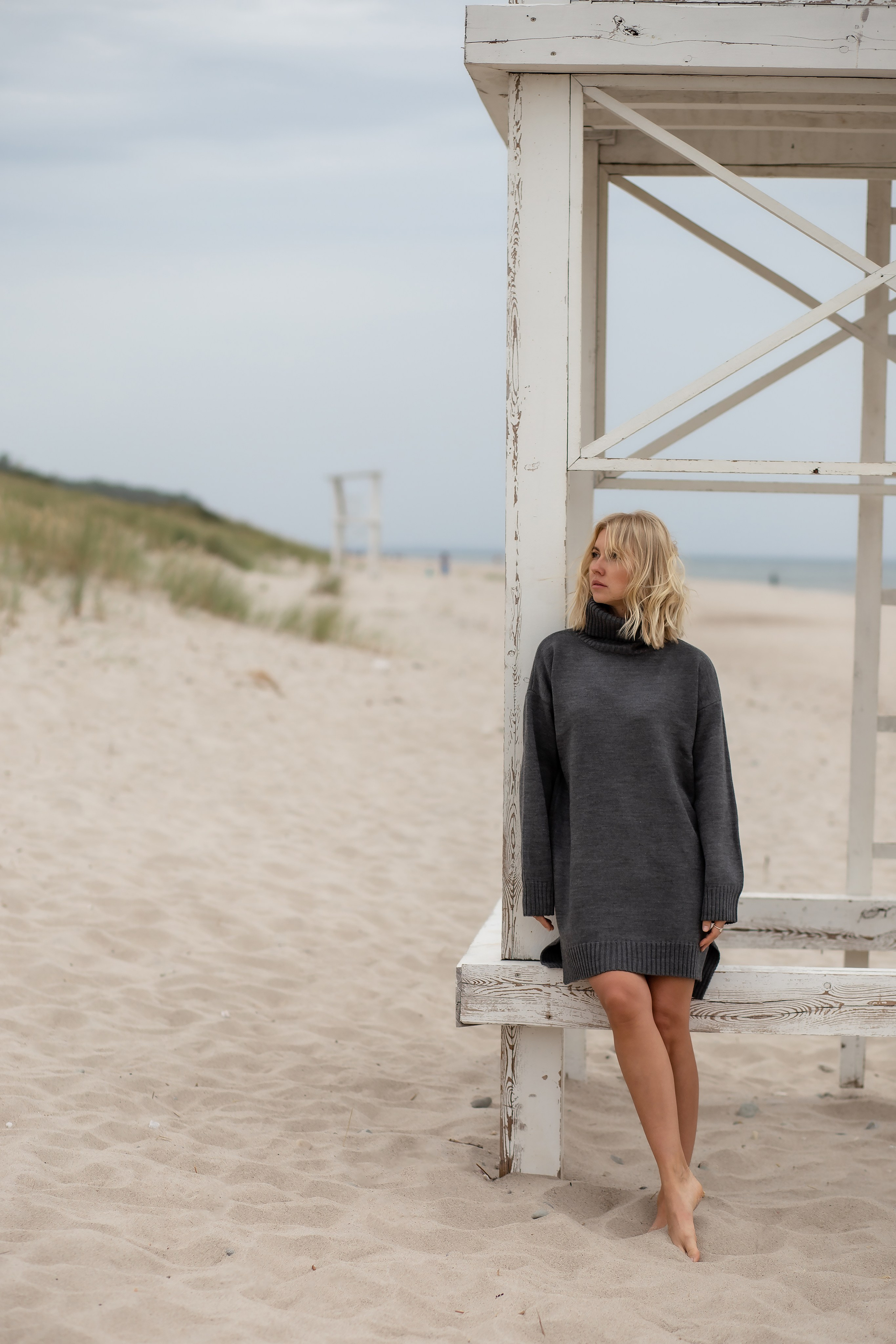 Вера в Янтарном. Перед дождем. Фотограф в Калининграде Решетникова Алина