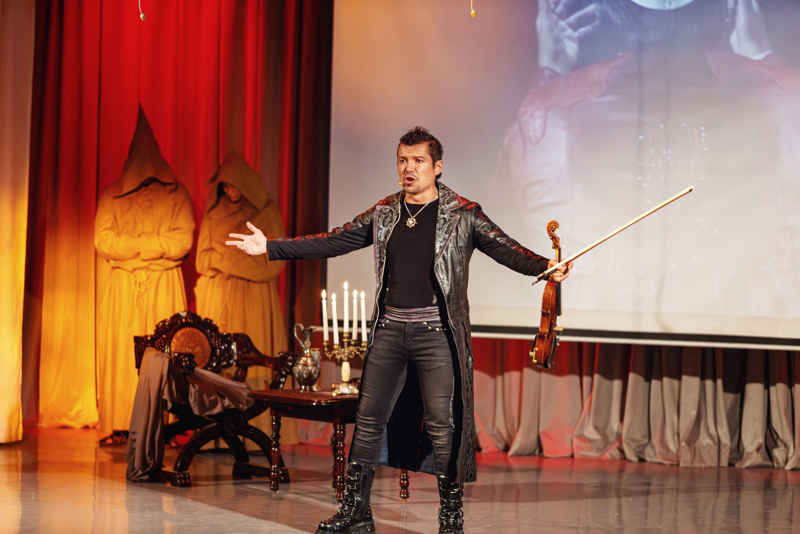 Мюзикл. Скрипка Паганини. Бэкстейдж. Фотограф портретист в Троицке и Москве Иван Парусиди
