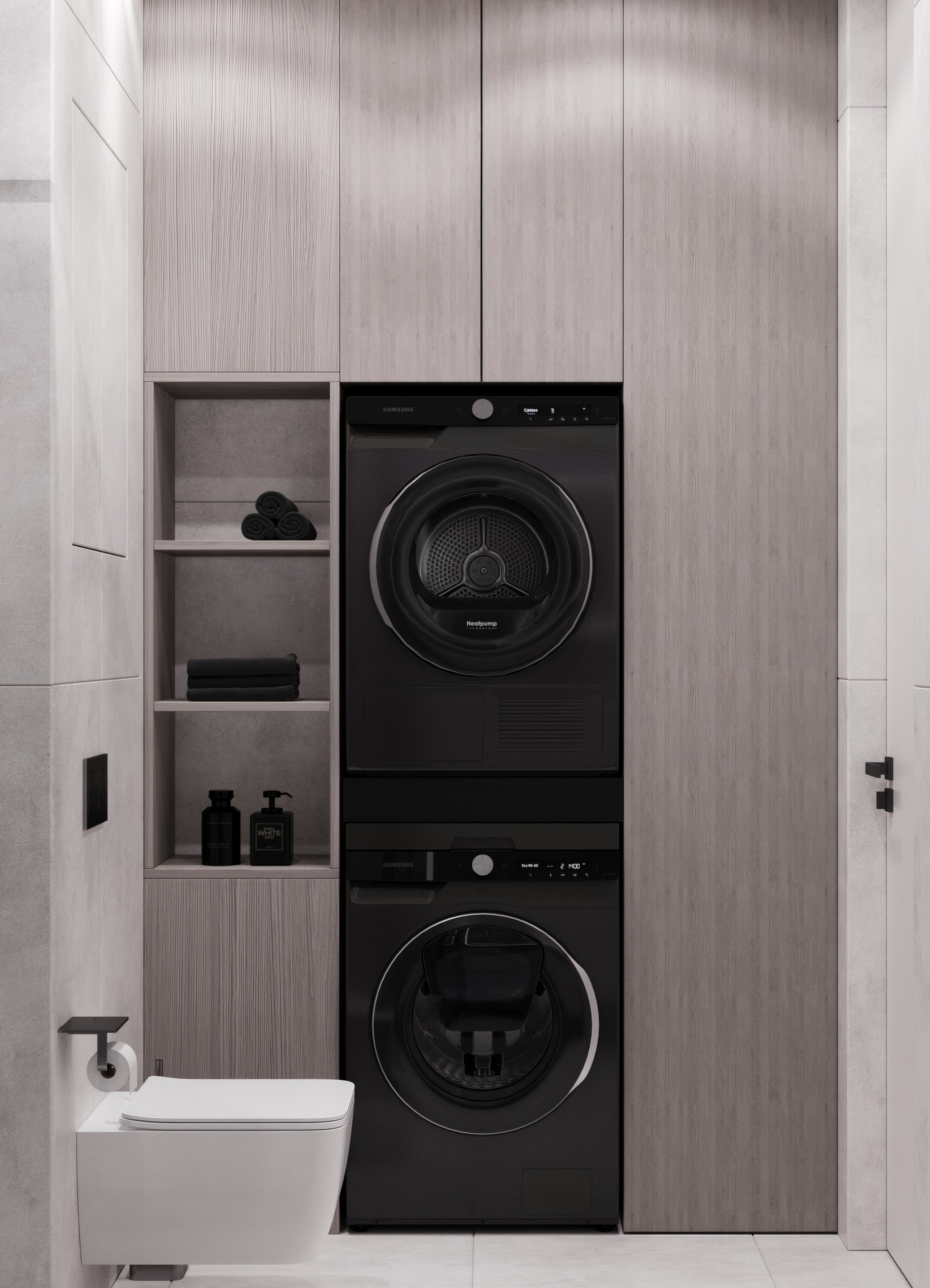 Визуализация квартиры для молодого человека UNO. Головинские пруды. Москва 40 m². Заказать 3d визуализацию интерьеров — Дарья Веденёва