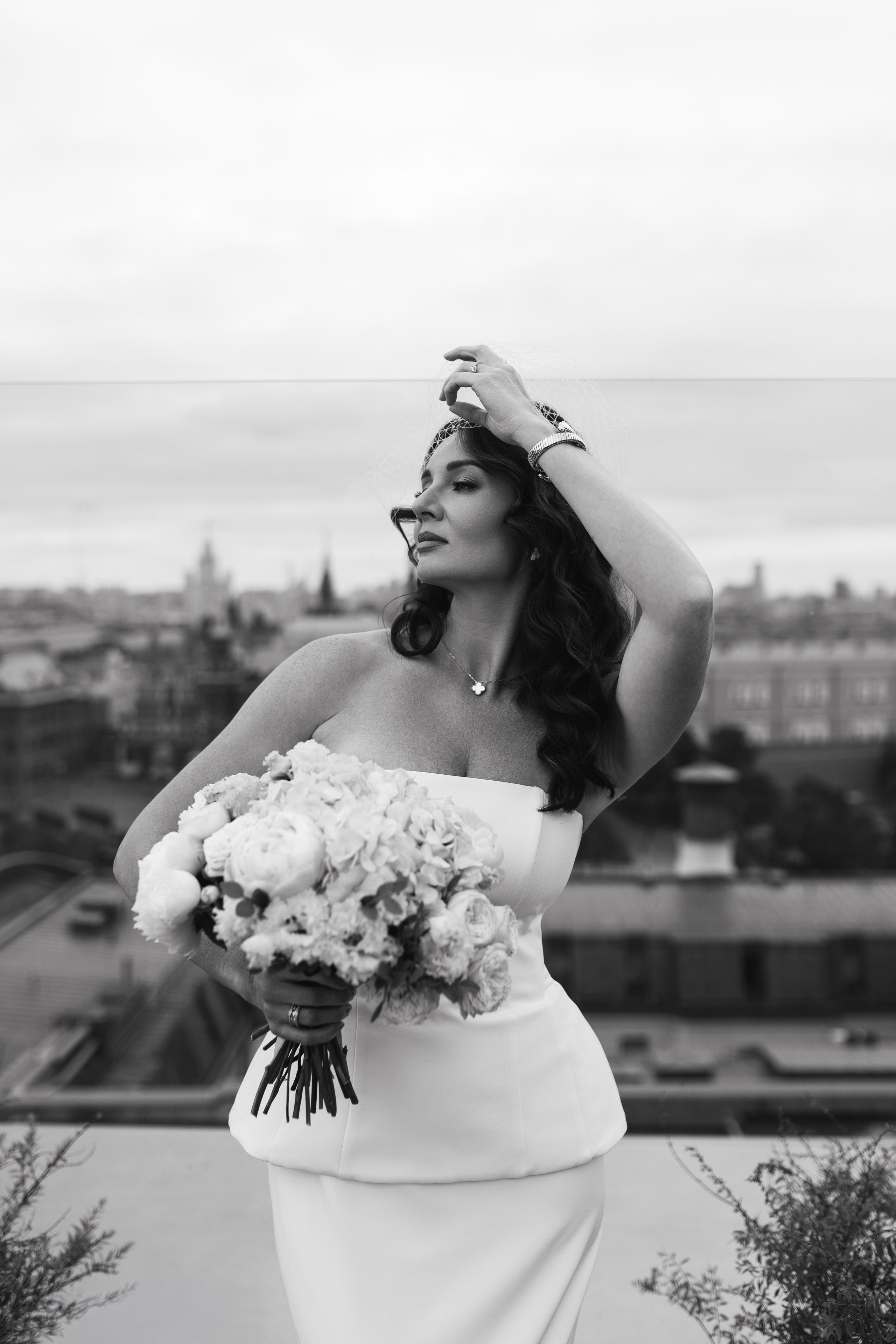 Свадебная фотосессия Ирины и Андрея в центре Москвы