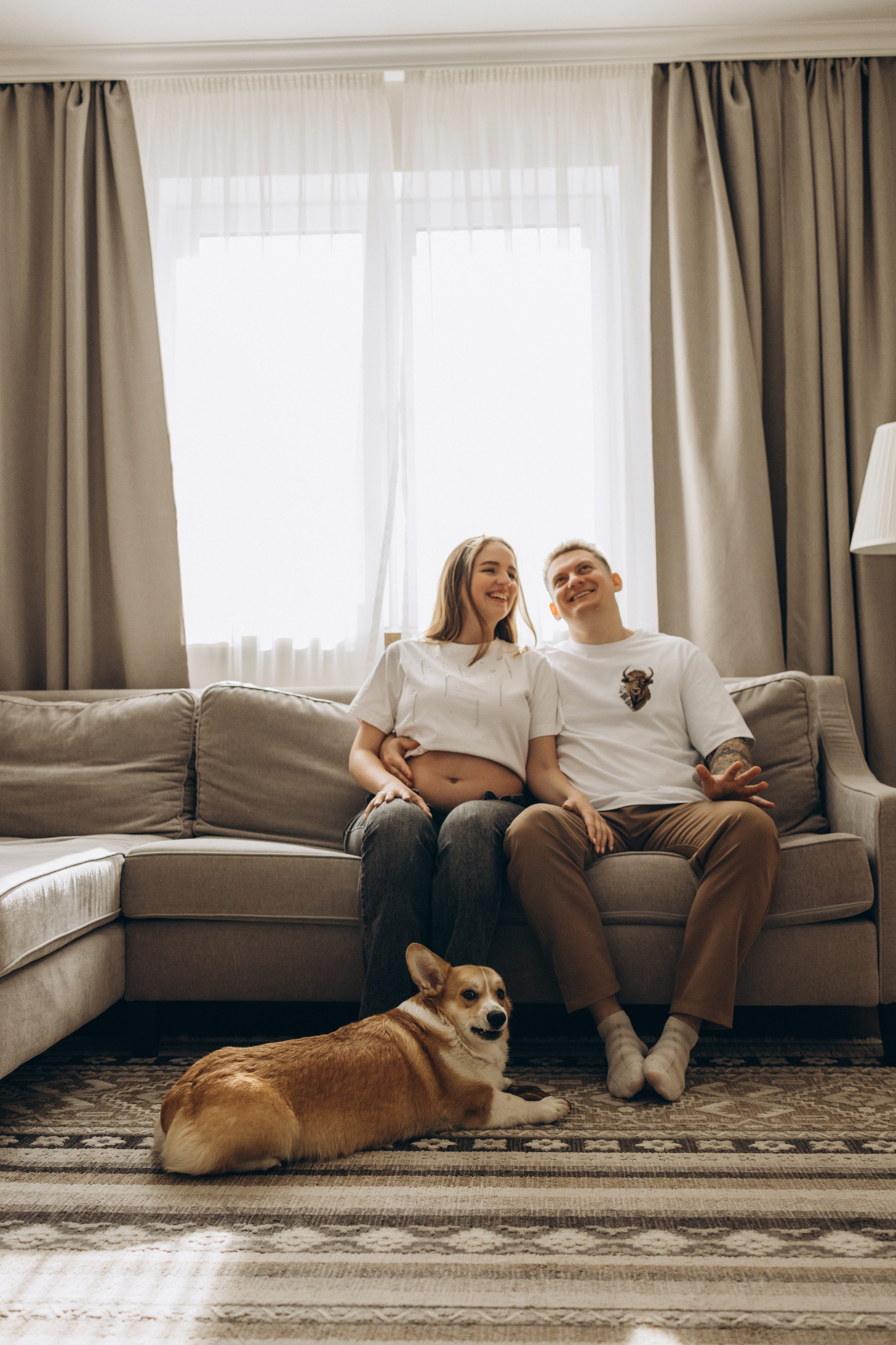 Фотосессия беременности дома. Семейный фотограф в Минске — Алина Тиханович