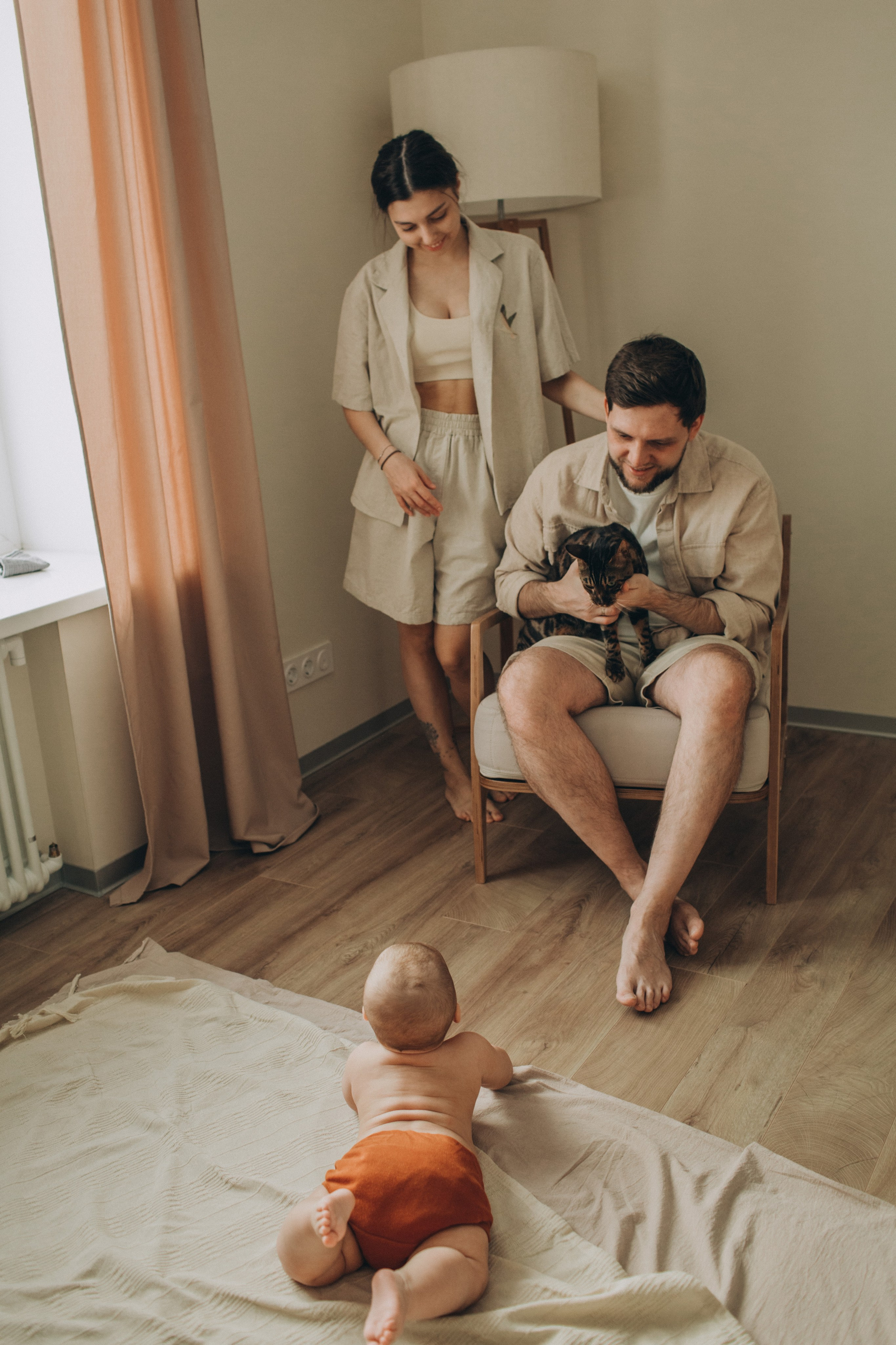 Лев, Мила, Леша. Семейный фотограф Томск