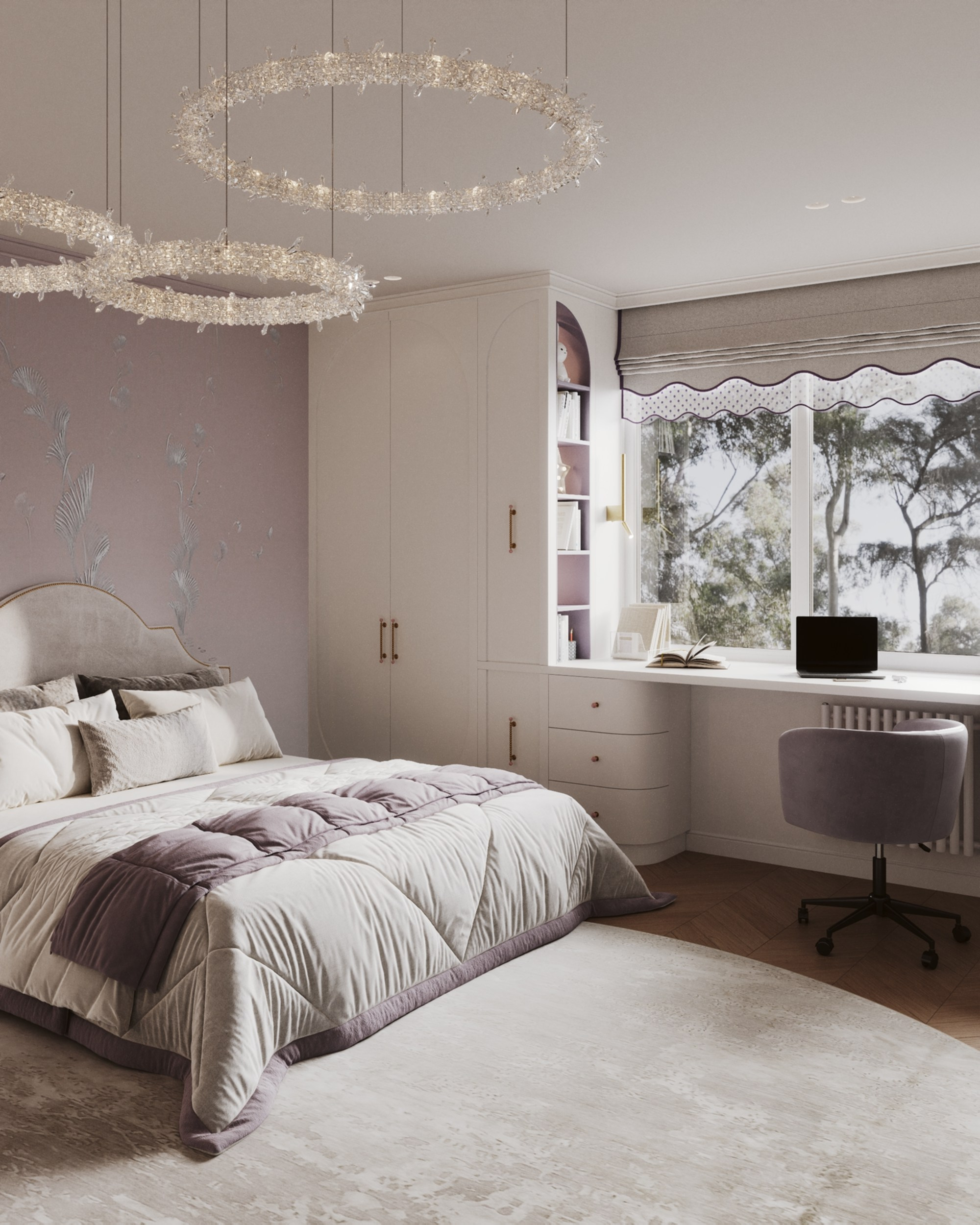 Veernaya |childrenroom | 2026. 3D Визуализация интерьера