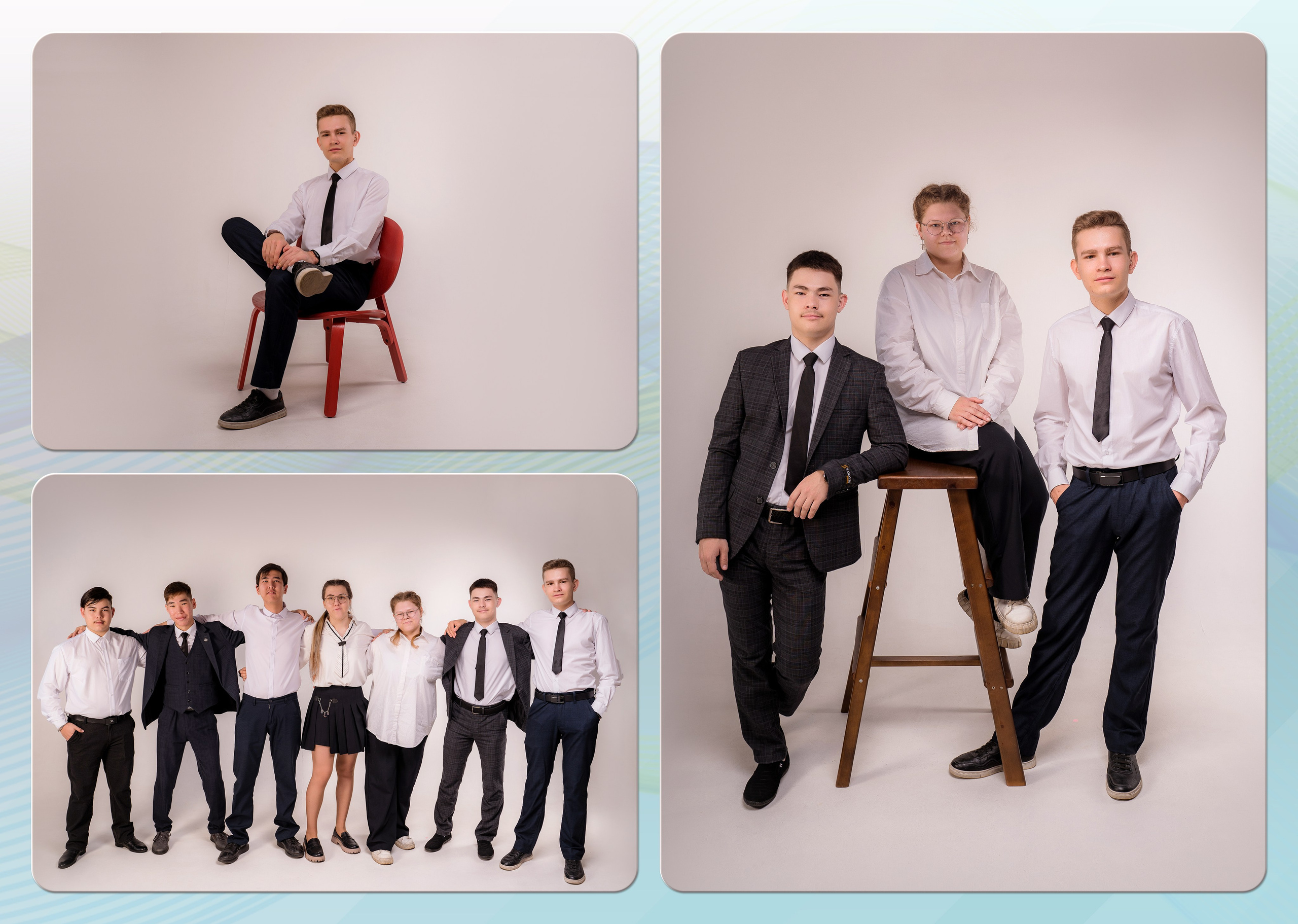 Выпускные альбомы. Фотостудия Малина в городе Улан-Удэ. Фотограф Ирина Жарникова