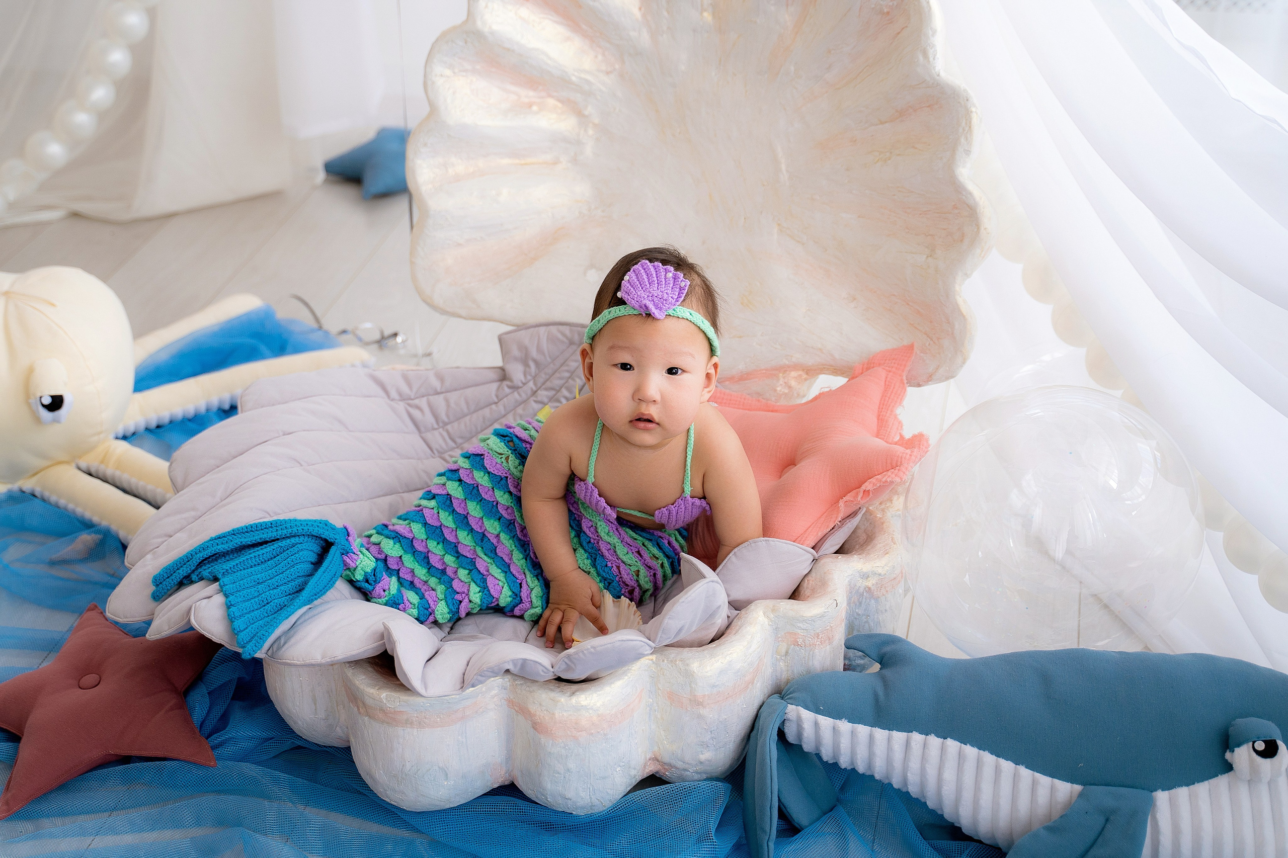 Русалочка. Фотостудия Малина в городе Улан-Удэ. Фотограф Ирина Жарникова