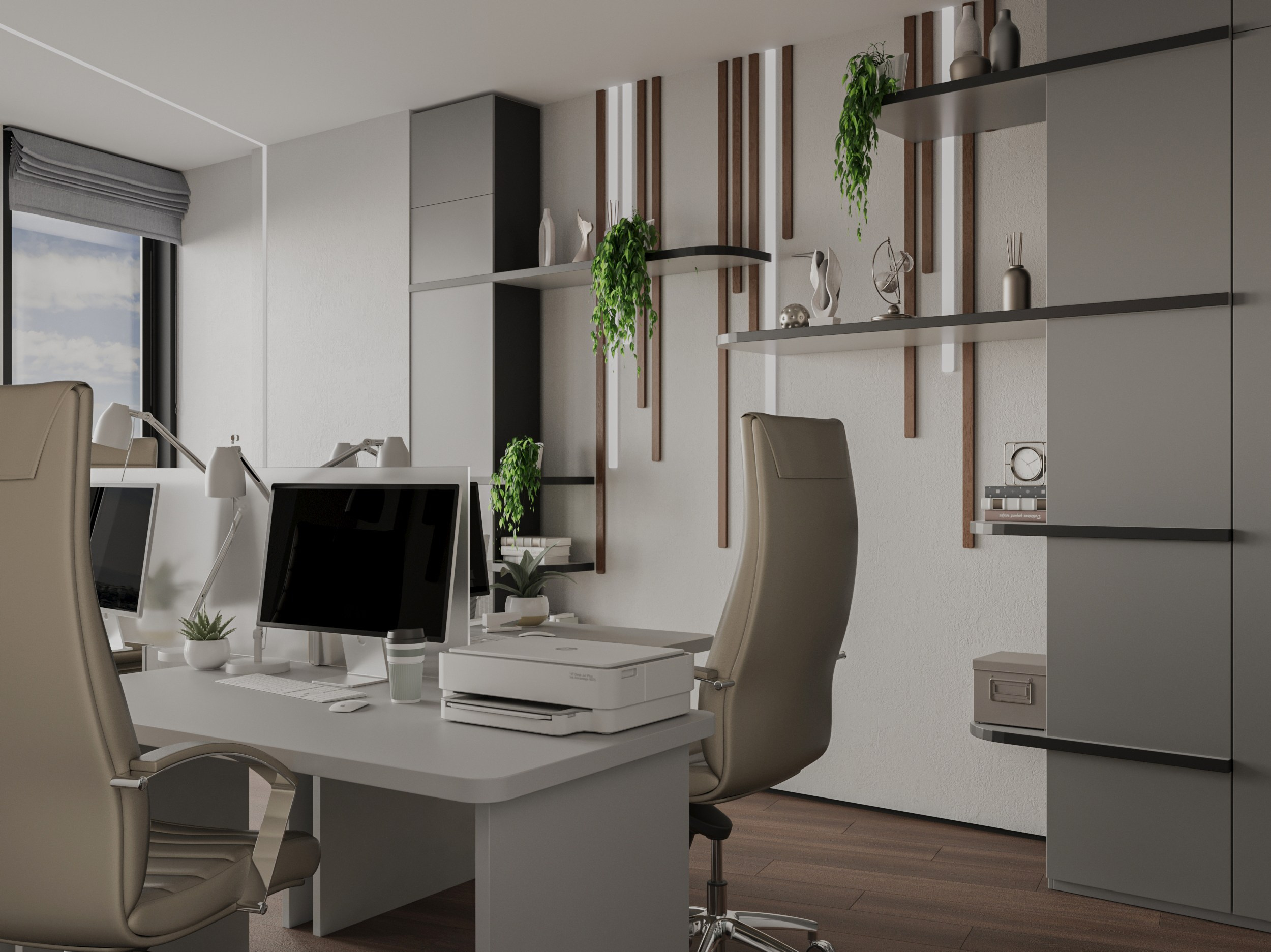 Офис г. Екатеринбург. 3D-визуализатор Александр Зиновьев