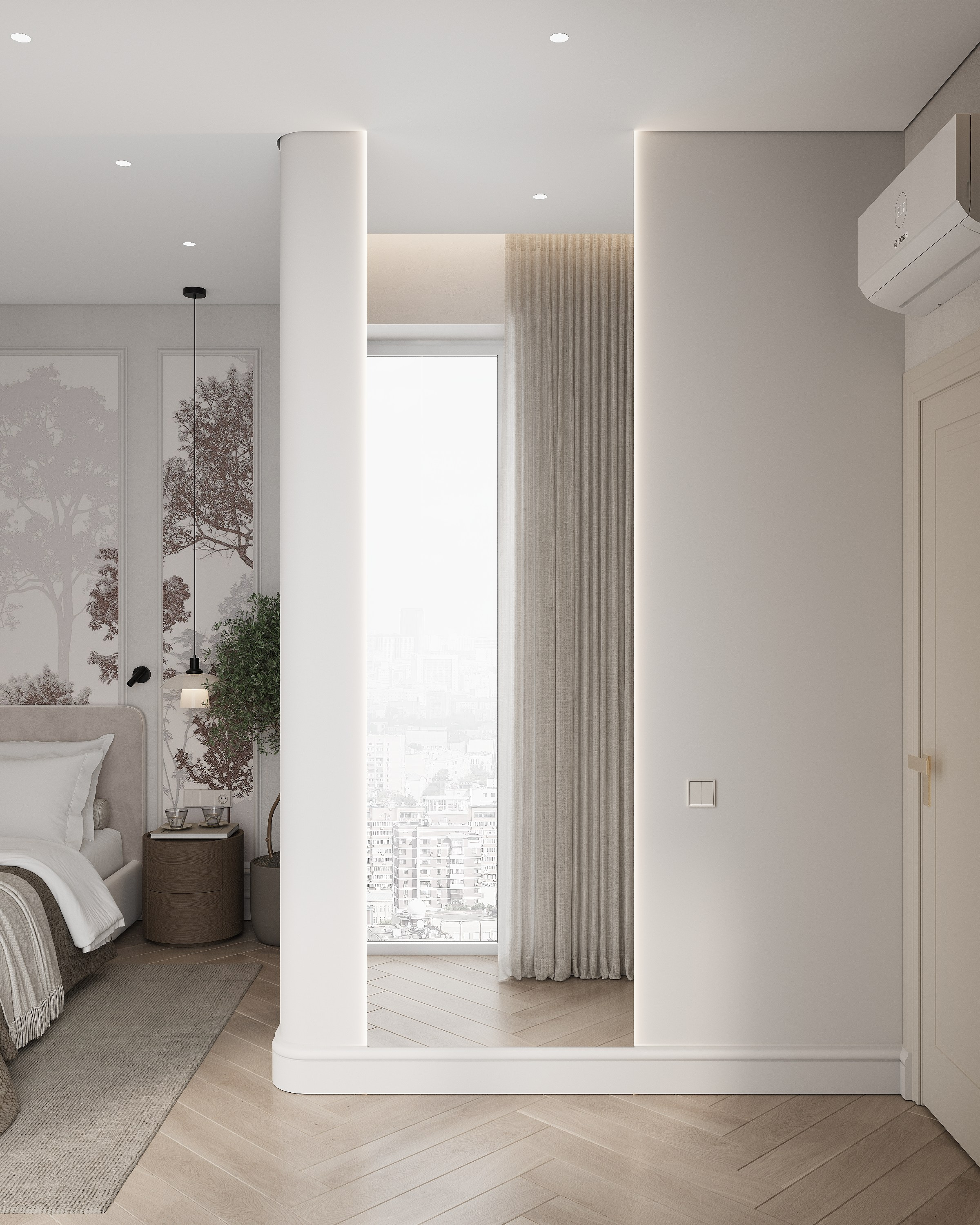 ЖК Наука 73 кв.м, г. Санкт-Петербург. 3d визуализатор Анастасия Науменко