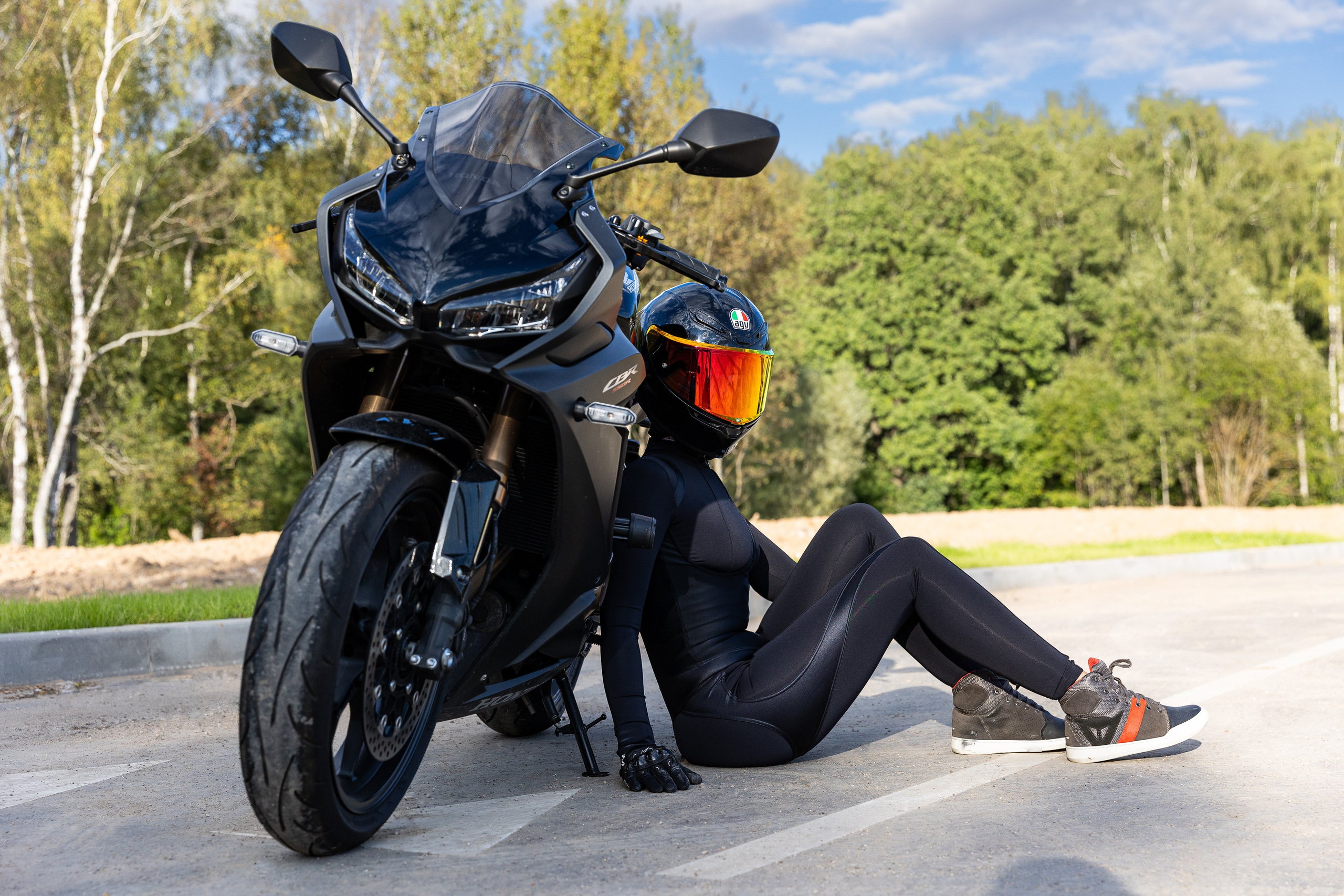 Фотосессии на мото. Фотограф Ольга Гирусова «Пантерочка» Москва