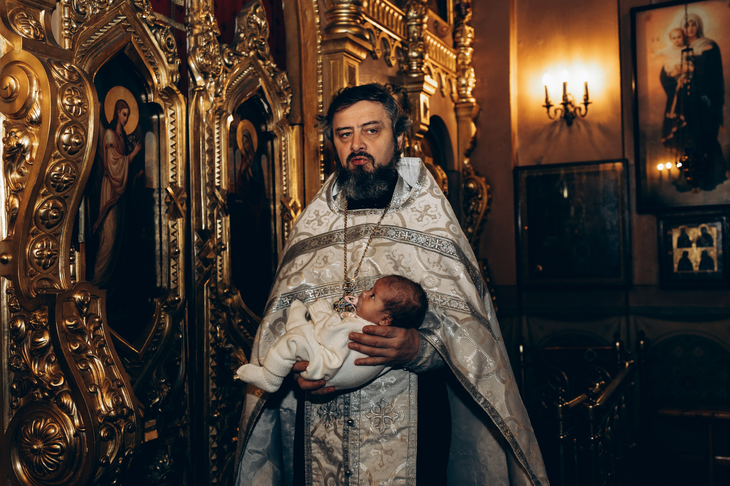 Крещение в Храме Воскресения Словущего в Даниловской Слободе. Главная