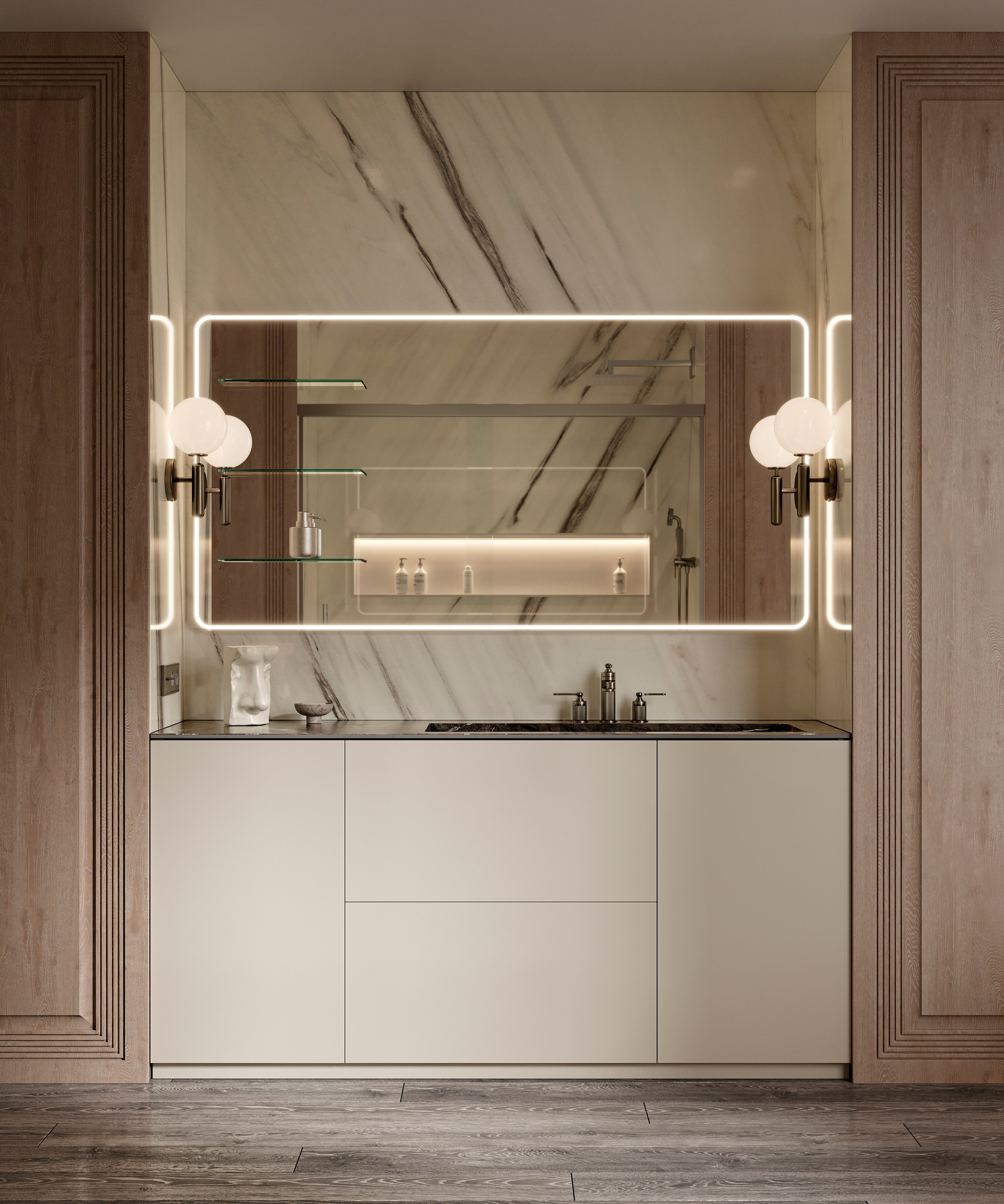 MOMA Design | BOXLINE 04 scene. Interior visualisation | avocado.render