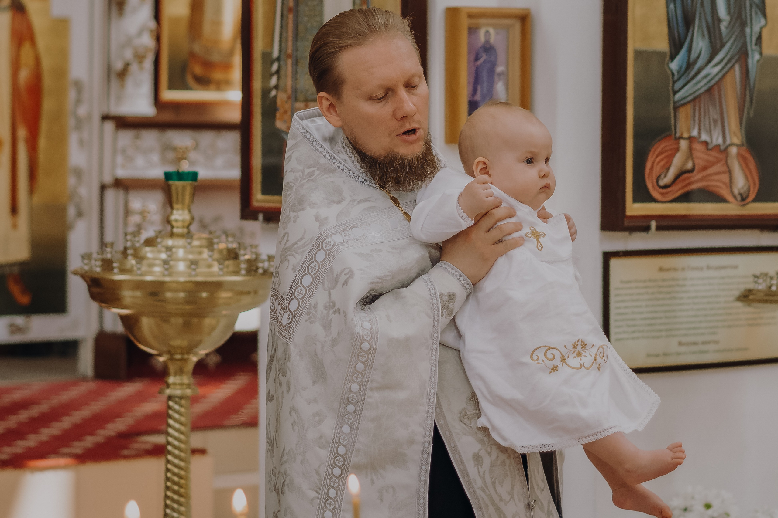 Крещение Таисии. Семейный и детский фотограф Кущ Наташа