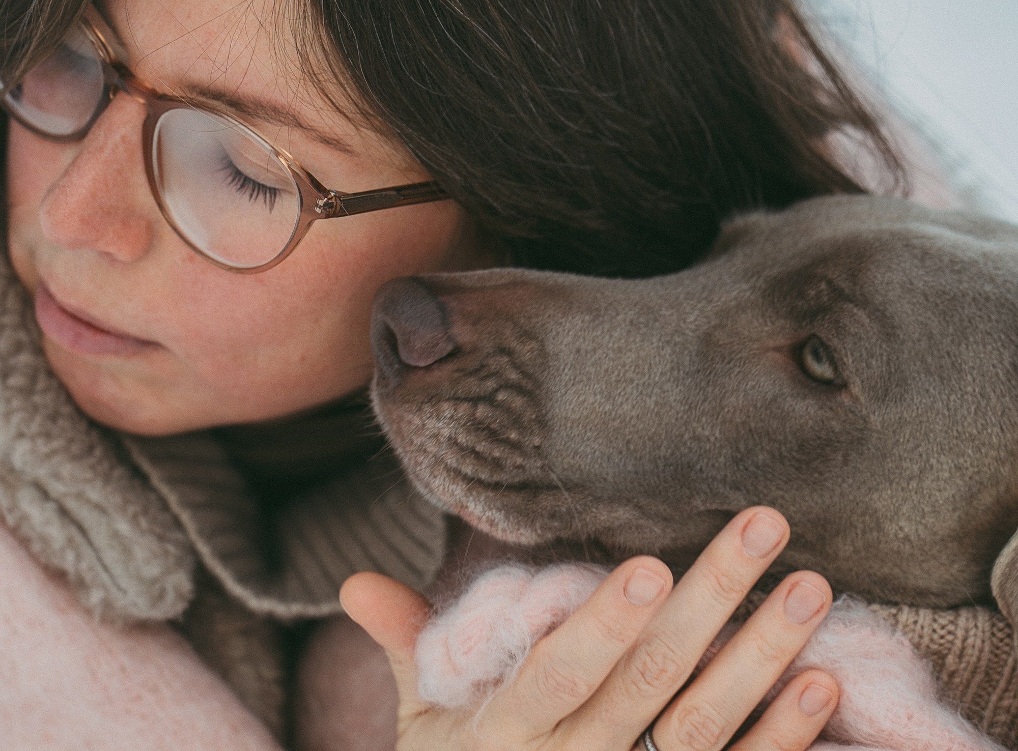 Лена и Фанни. Фотограф анималист в Москве и Санкт-Петербурге Свиридова Анна