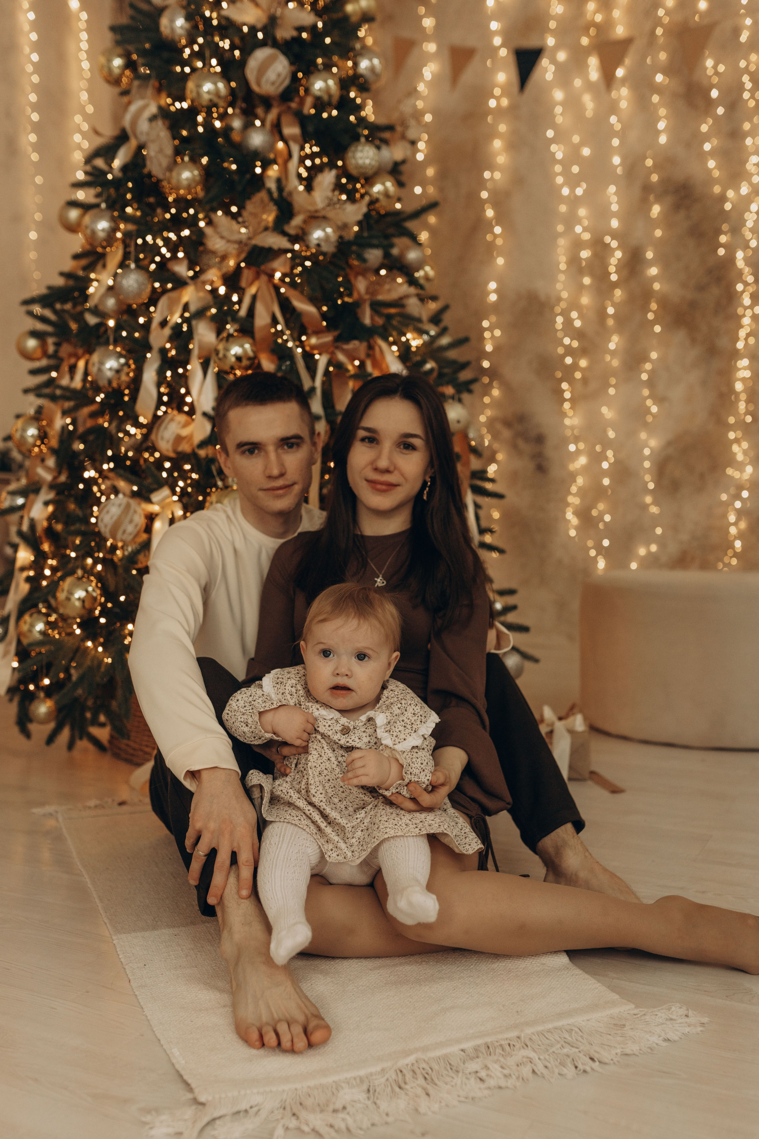 Новогодняя история Дмитрия, Полины и Анюты. Фотограф в Ставрополе Svetlana Matveeva