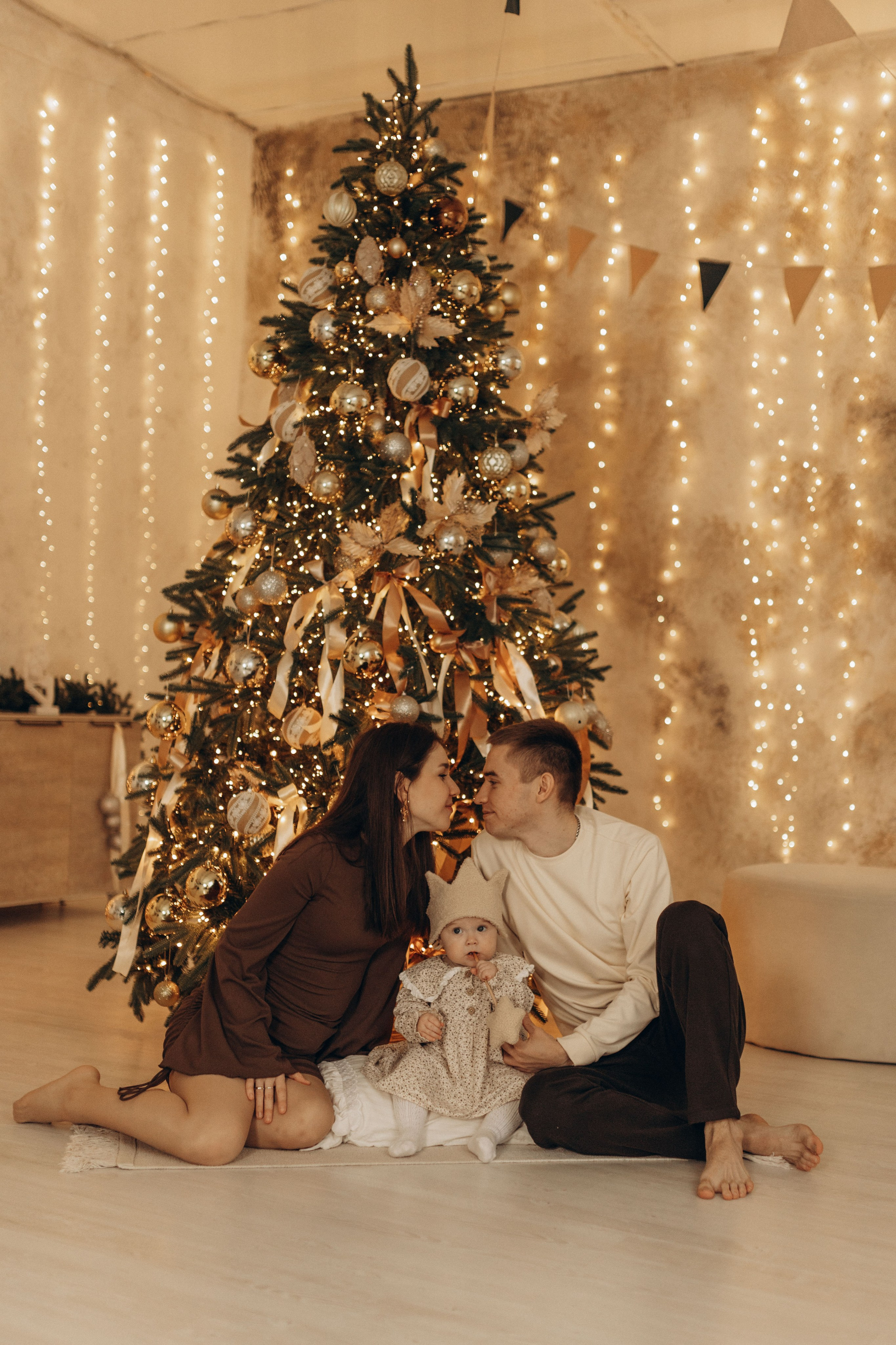 Новогодняя история Дмитрия, Полины и Анюты. Фотограф в Ставрополе Svetlana Matveeva