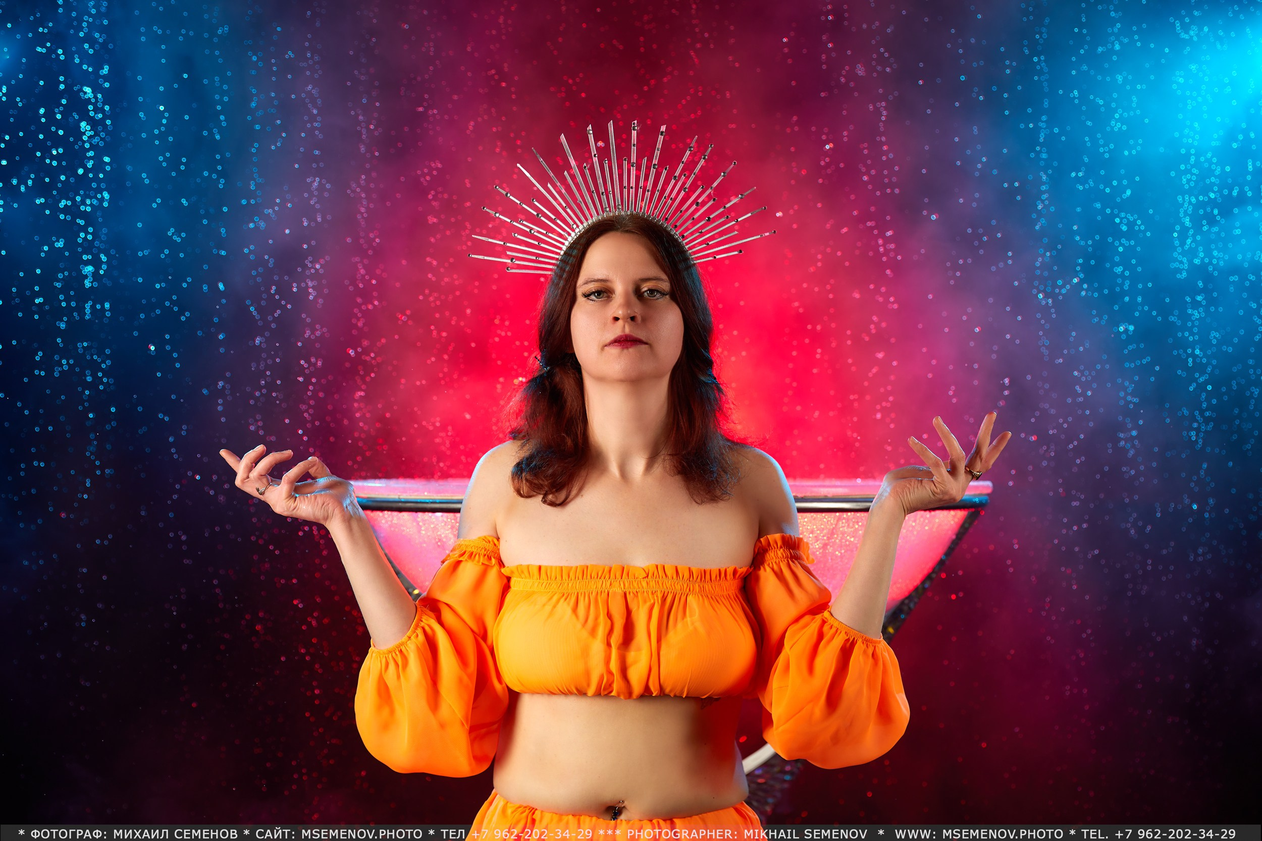 Аква-фотосессия для девушек «Play of light» Фотограф в Ярославле Михаил Семенов