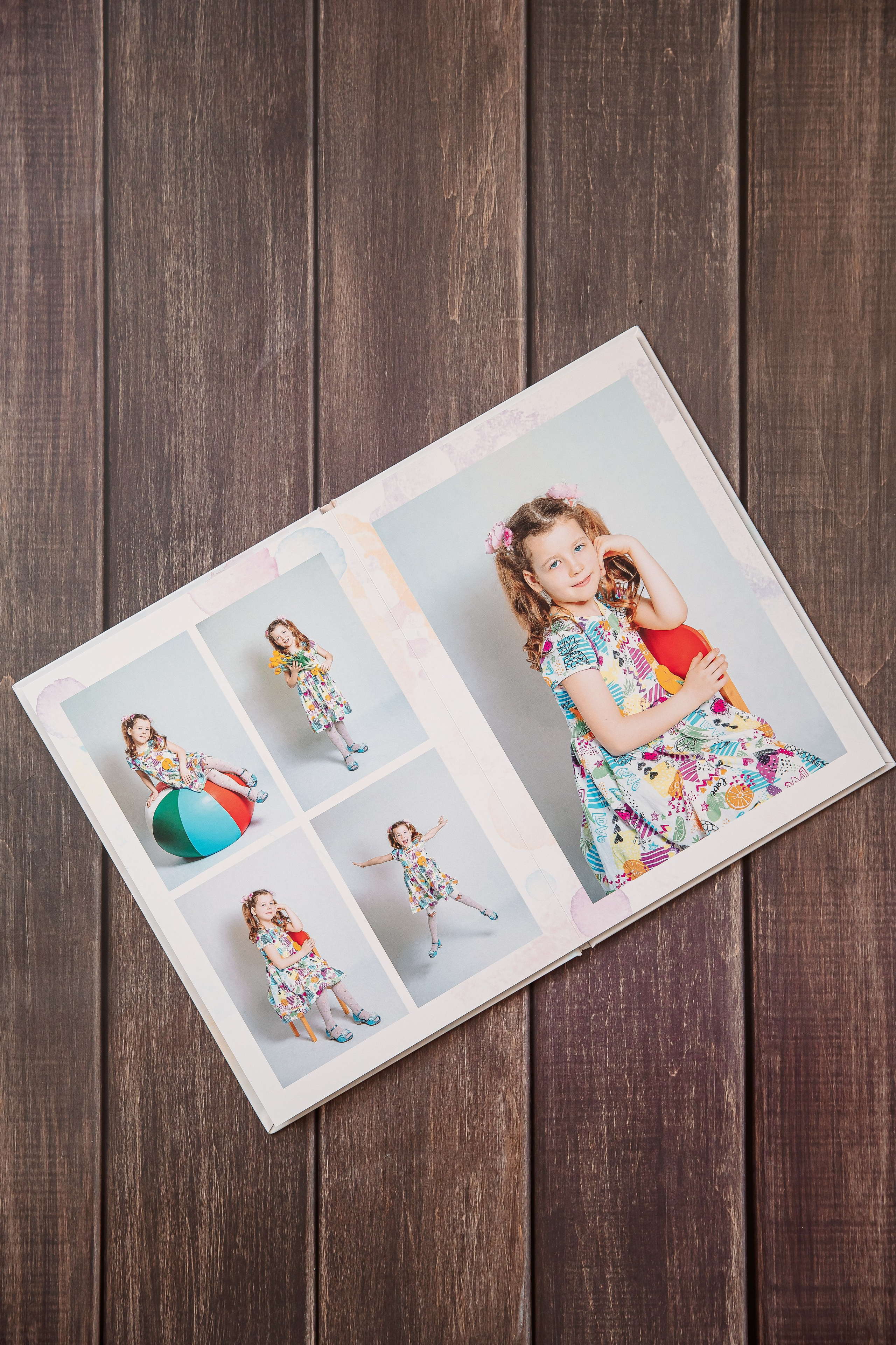 Альбомы дет. сад (макет Акварель). Семейный и детский фотограф в Москве Тихонова Ксения