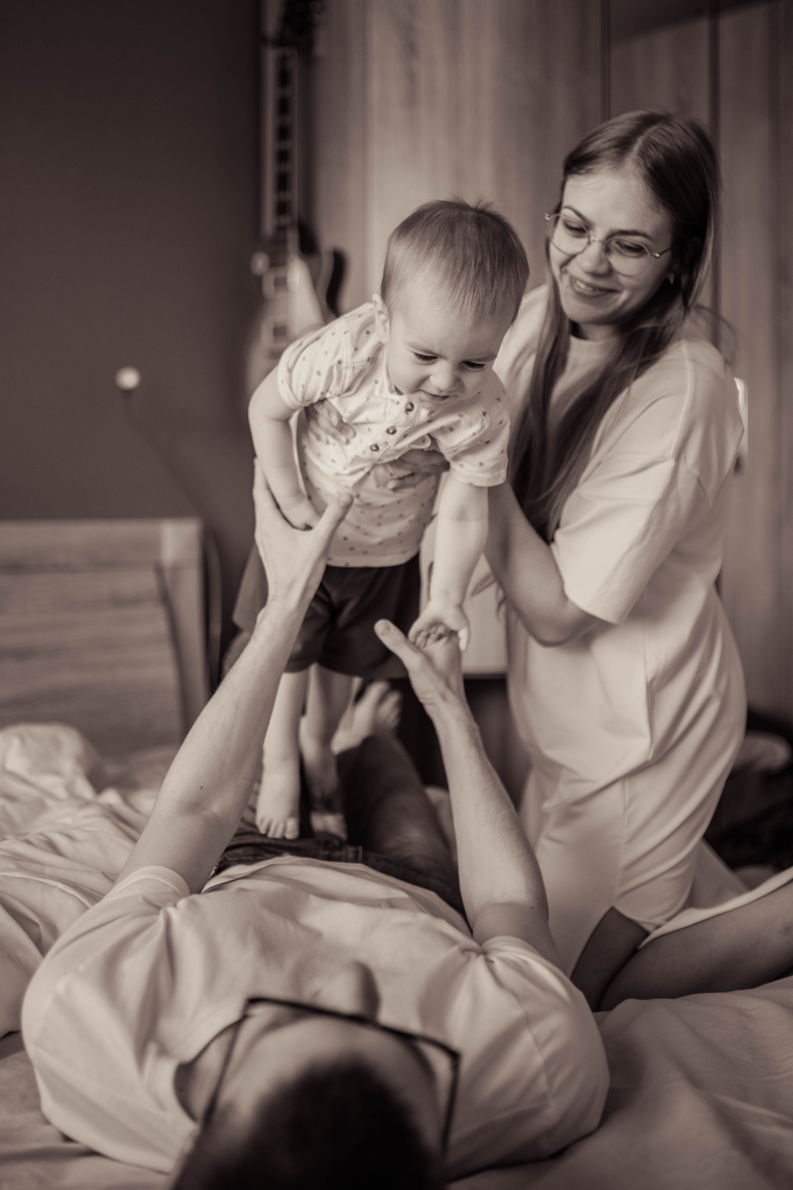 Илья, Марина и Дмитрий. Семейный фотограф Алина Демидова. Королев