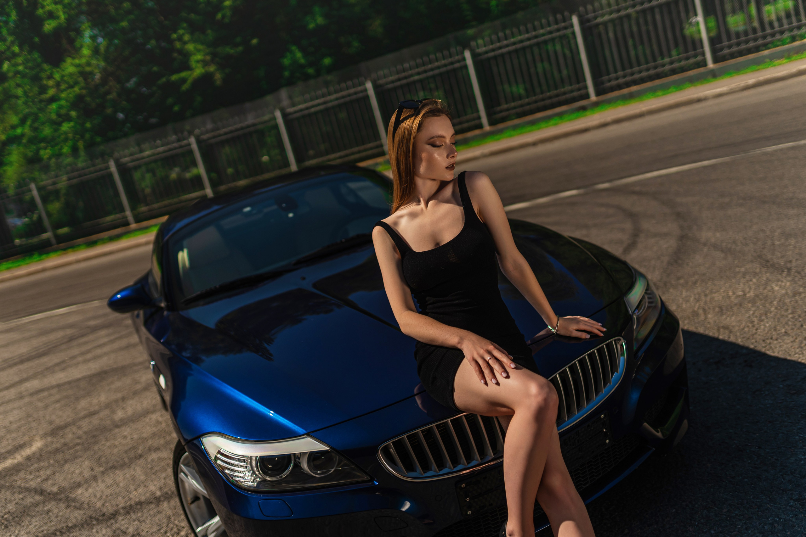 Anna x BMW Z4. Автомобильный фотограф в Москве | Базилев Александр