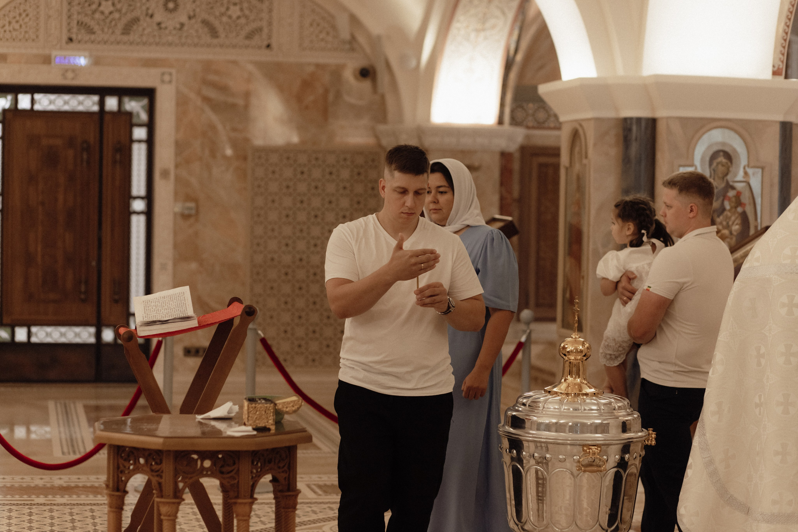 Крещение Киры. Семейный и свадебный фотограф в Челябинске Мария Леонтьева