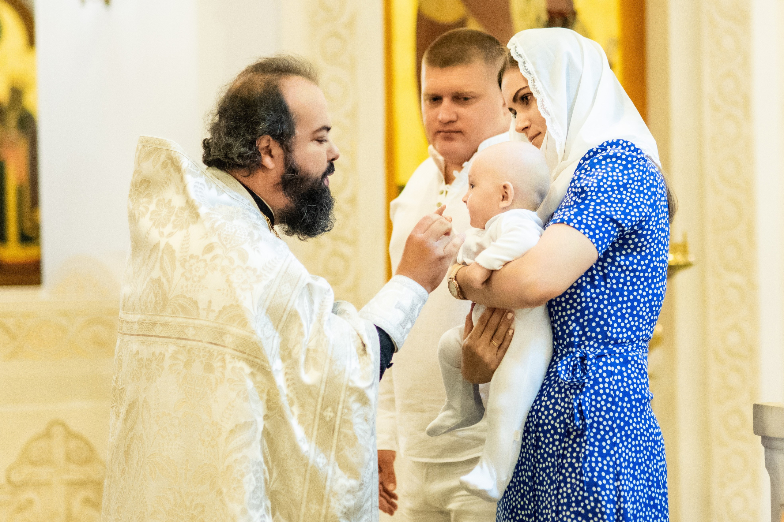 Крещении Ксении. Фотограф Юлия Попова