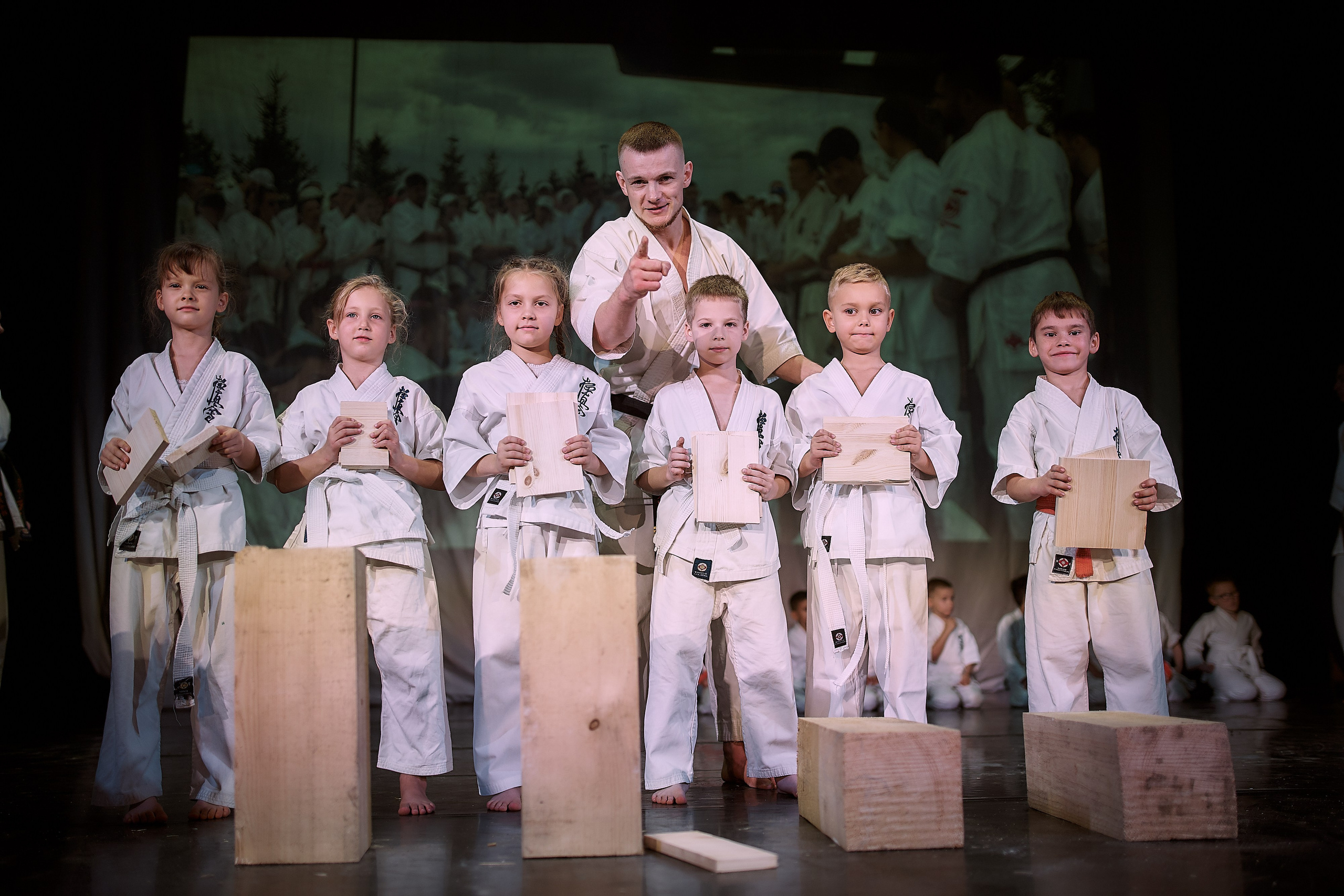 Репортаж награждения по дисциплине киокушин каратэ. Репортажный фотограф Ирина Курманаева