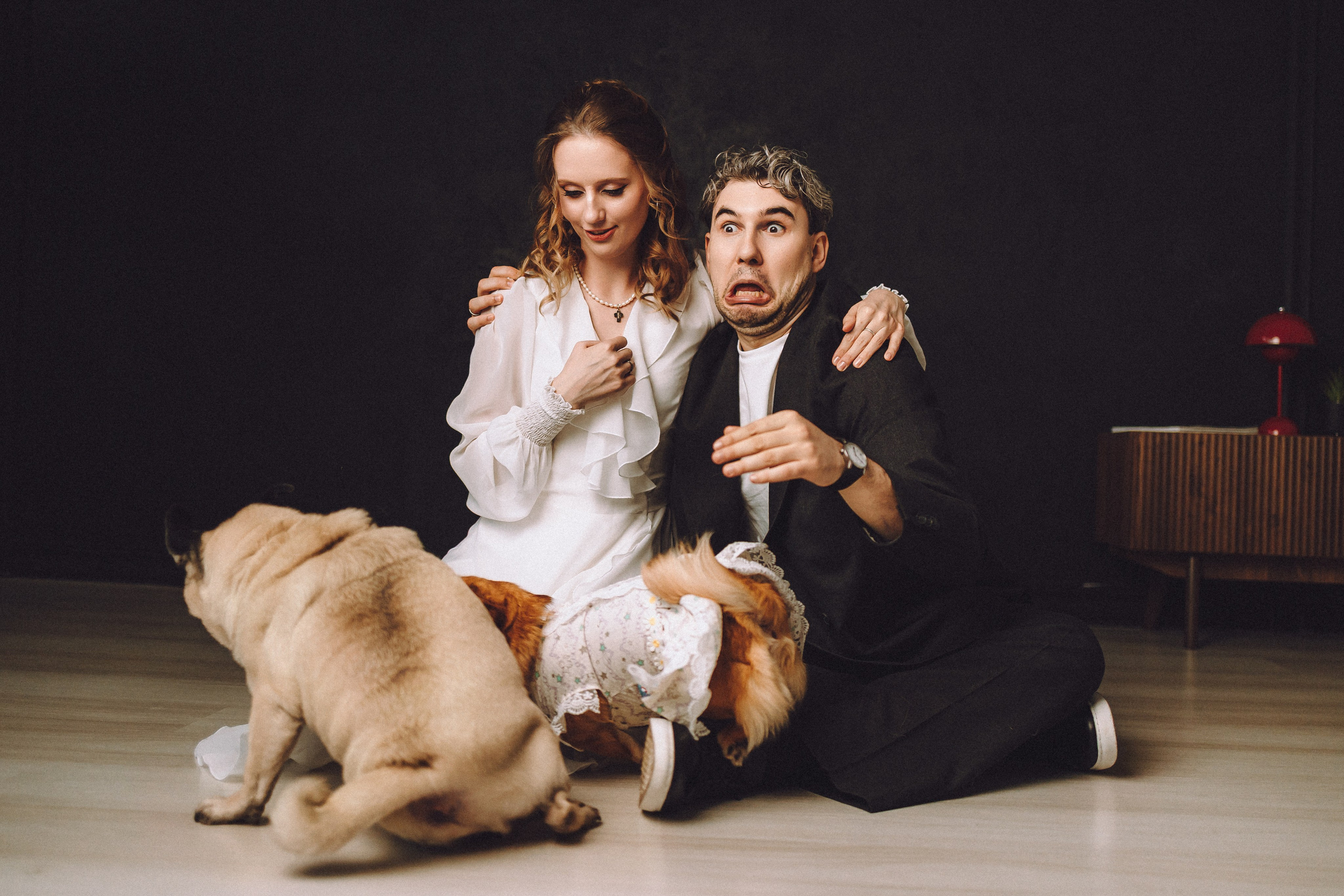 Денис, Василина, Гаврюша и Кнопка