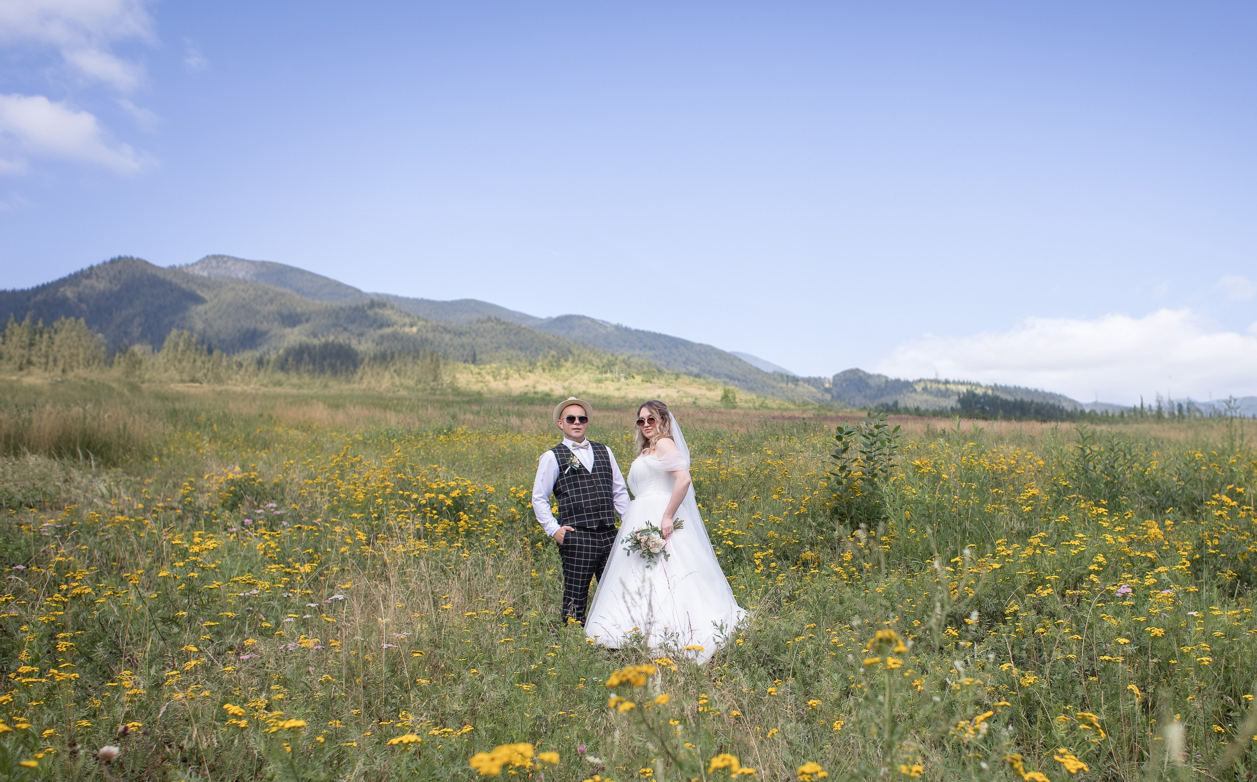 Свадебная фотосессия за городом. Фотограф Татьяна Орлова