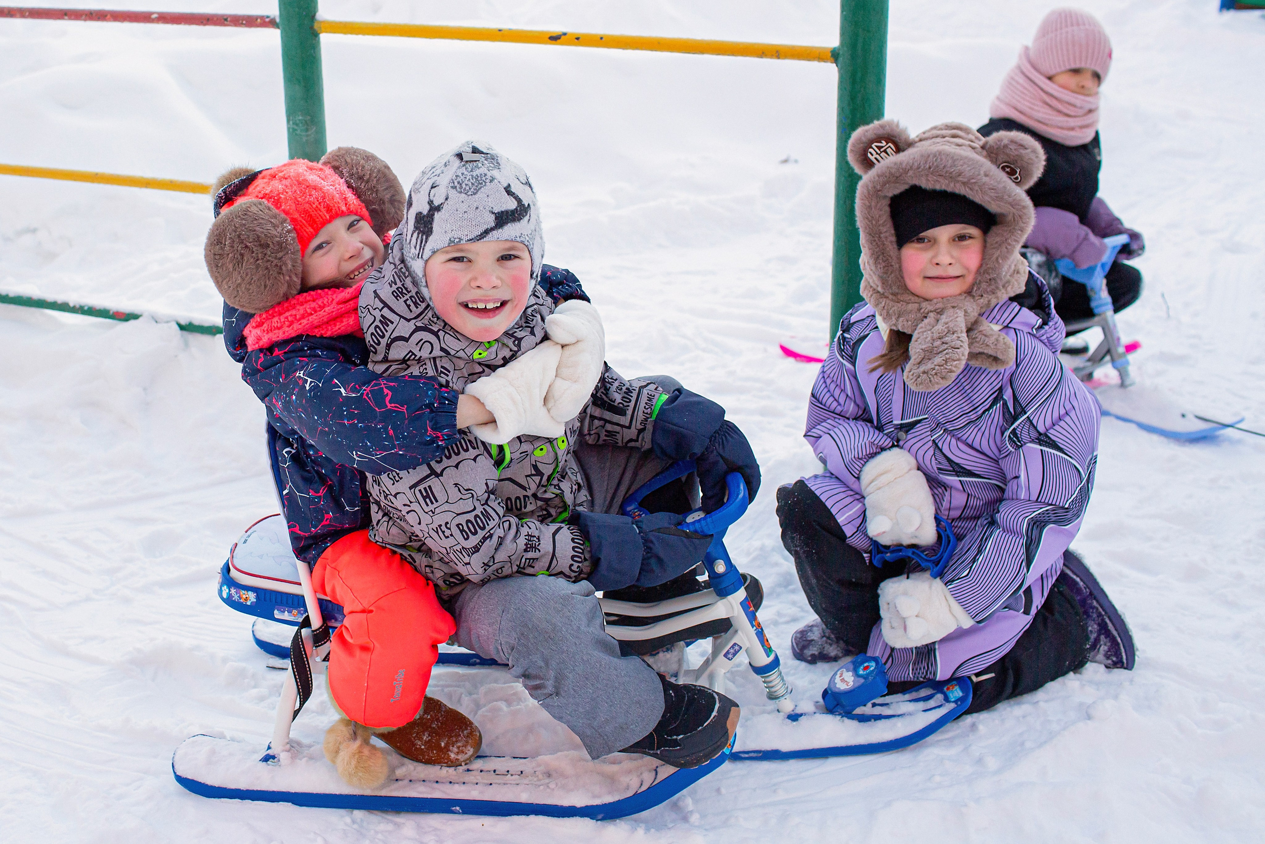 Зима в детском саду. Свадебный, семейный, детский фотограф в Санкт-Петербурге