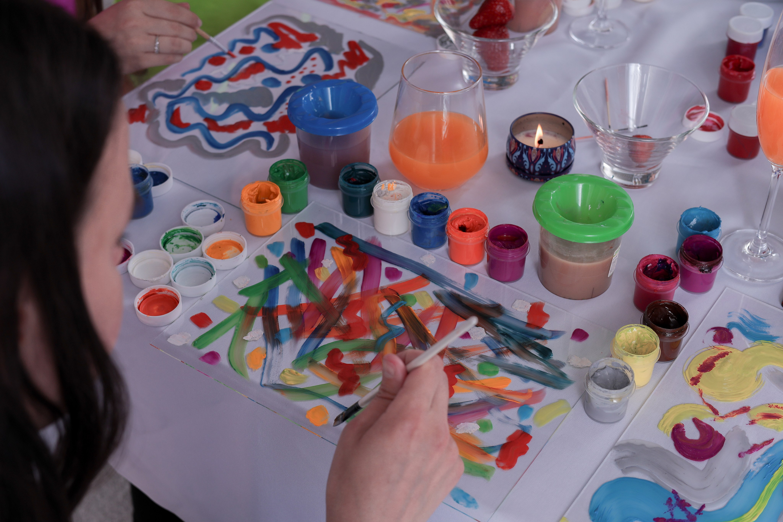 Арт-терапия + аэройога. Фотограф Надршина Лилия