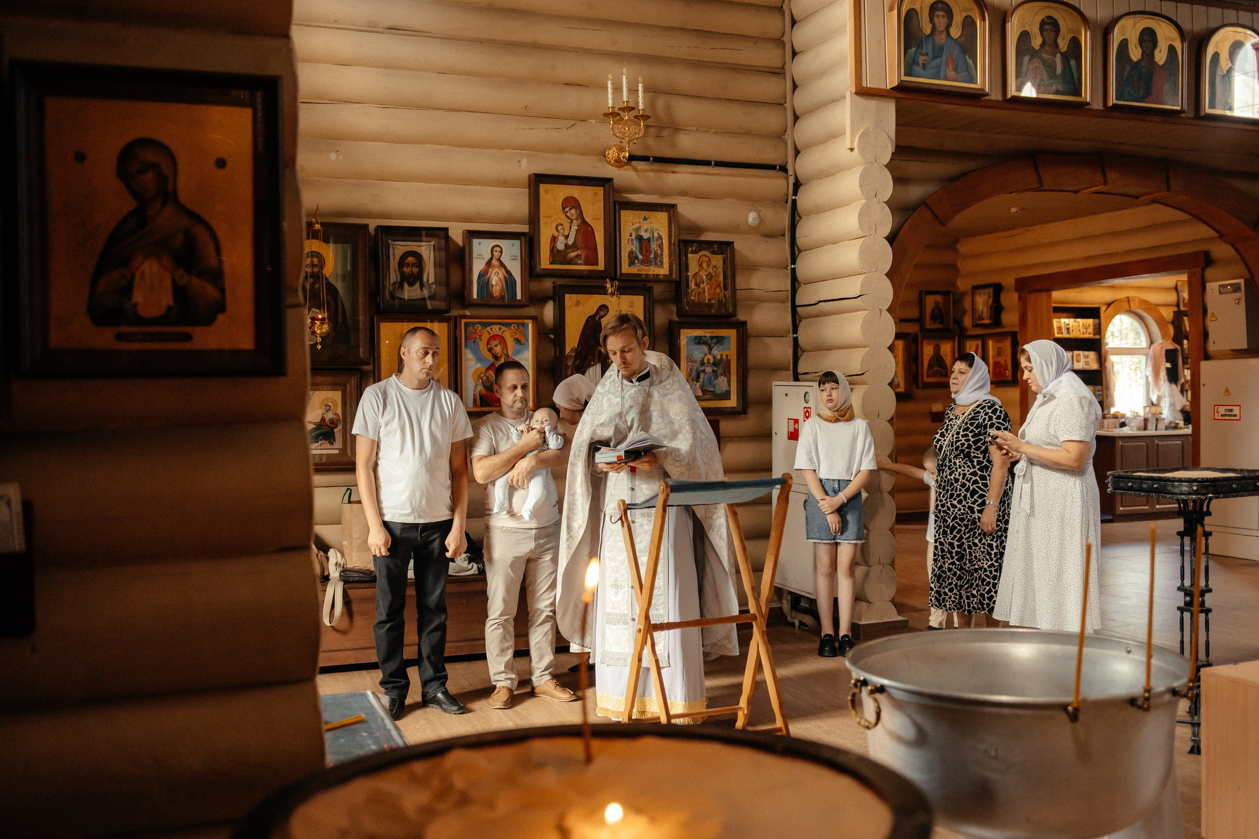 Крещение Дмитрия. Семейный и детский фотограф в Нижнем Новгороде Буслаева Мария