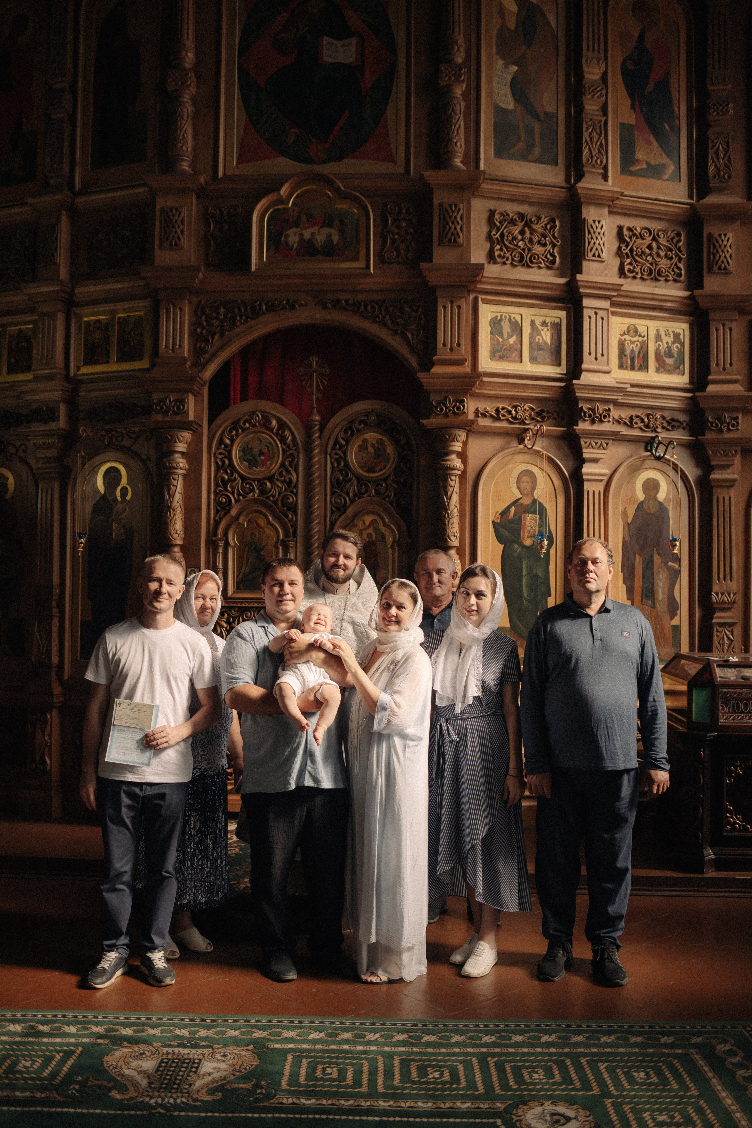 Крещение Александра. Семейный и детский фотограф в Нижнем Новгороде Буслаева Мария