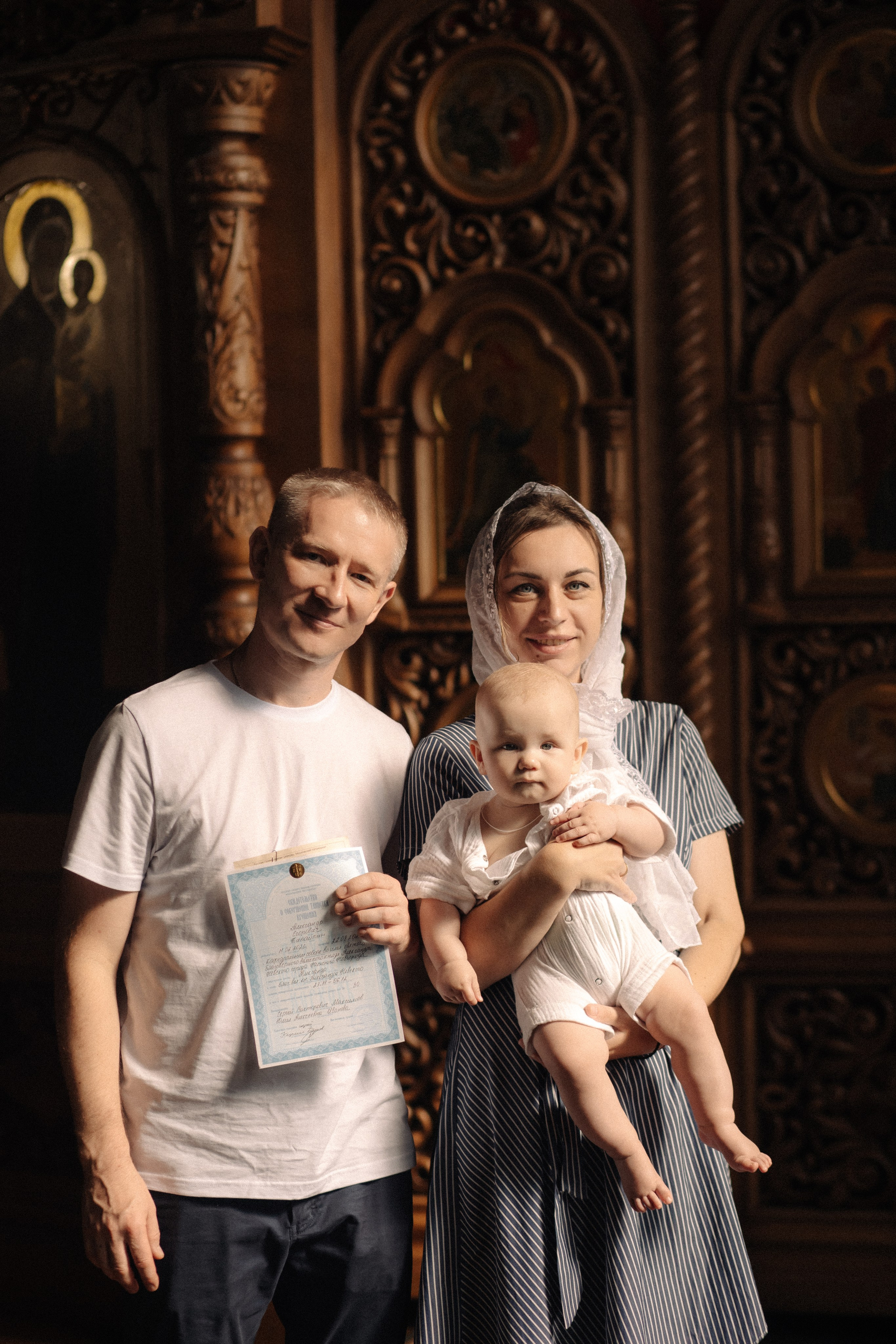 Крещение Александра. Семейный и детский фотограф в Нижнем Новгороде Буслаева Мария