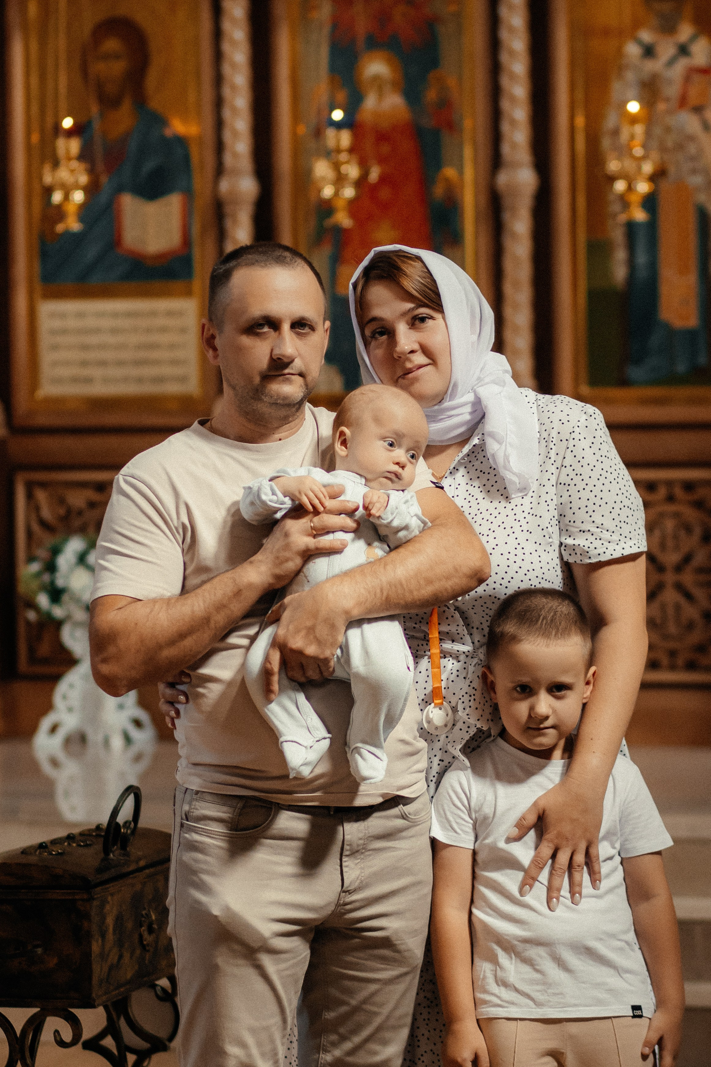 Крещение Дмитрия. Семейный и детский фотограф в Нижнем Новгороде Буслаева Мария