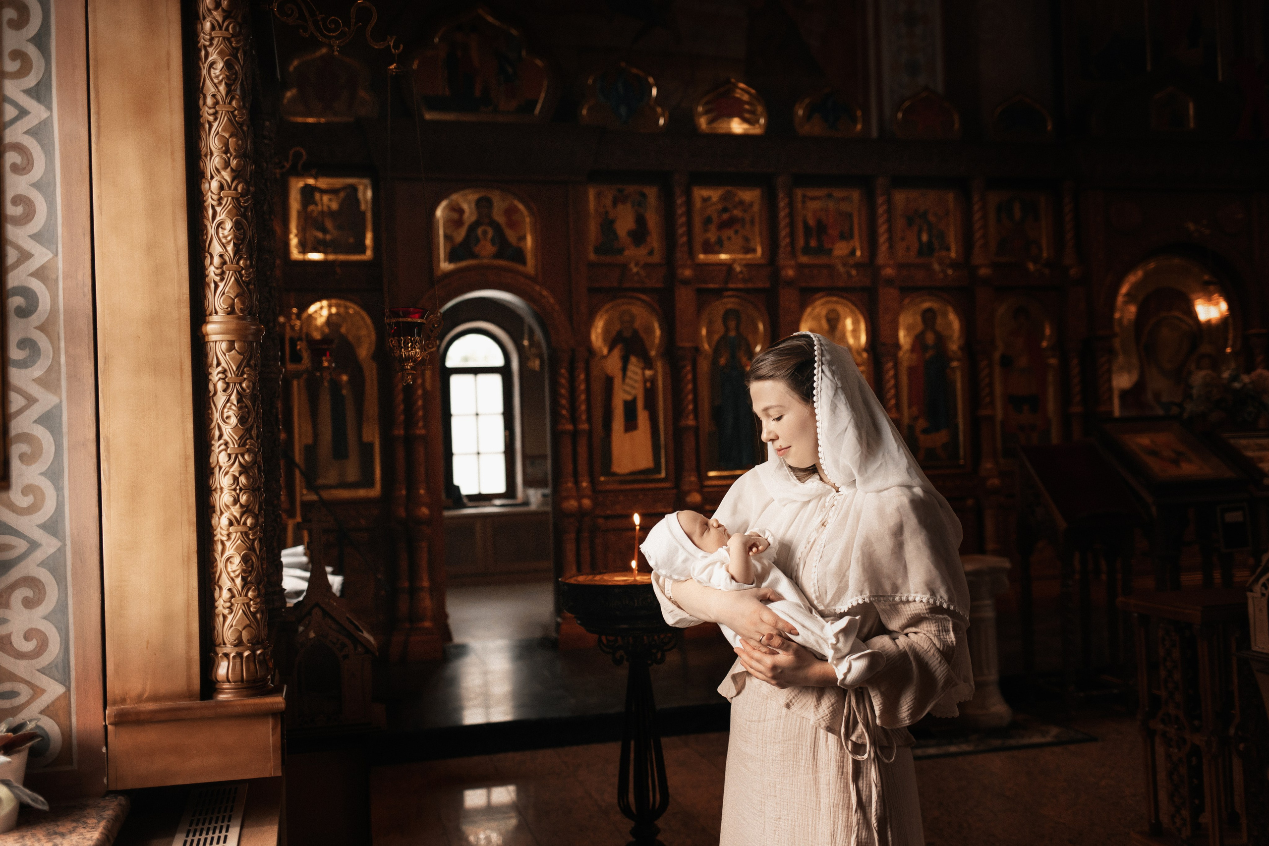 Крещение Матвея. Семейный и детский фотограф в Нижнем Новгороде Буслаева Мария