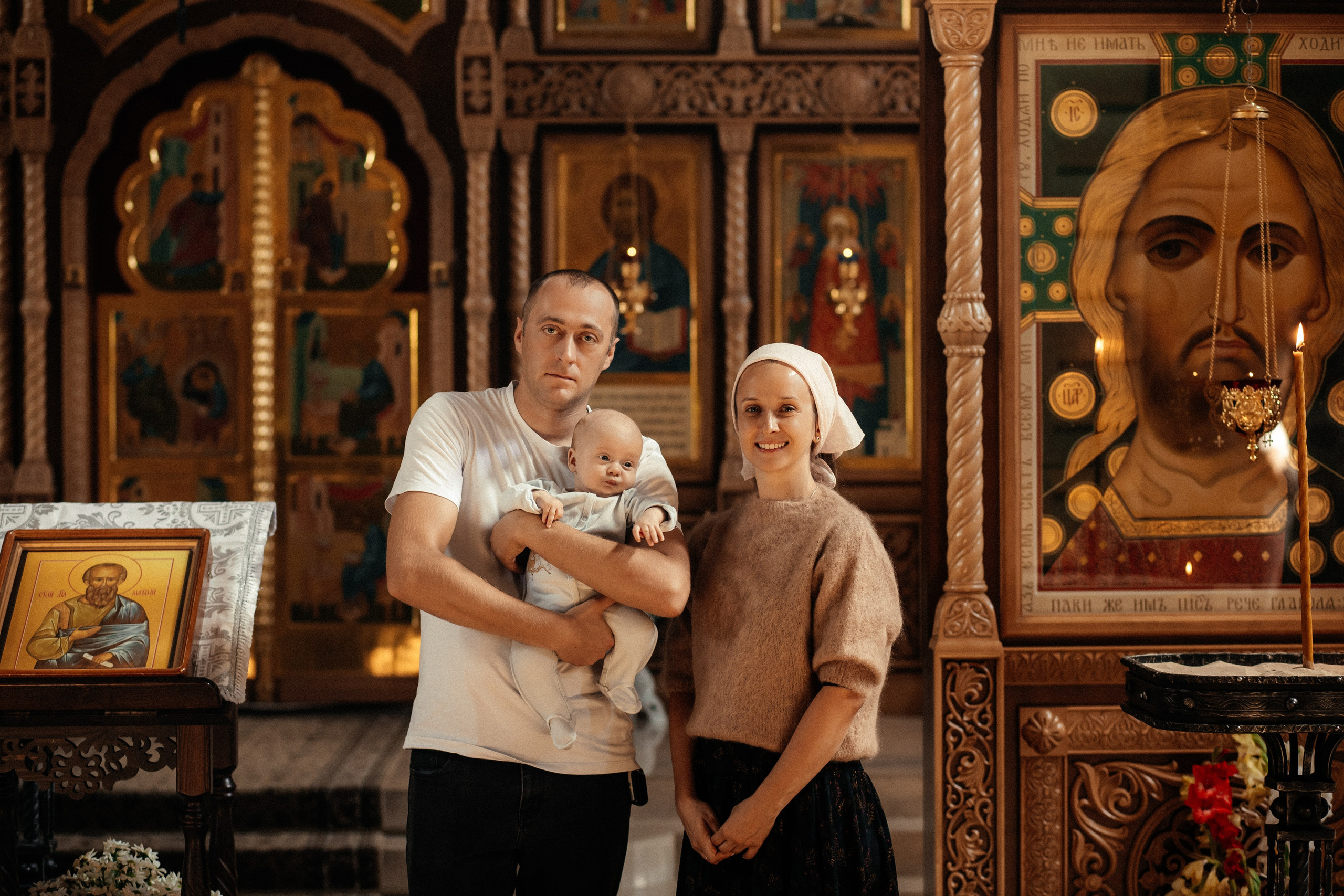 Крещение Дмитрия. Семейный и детский фотограф в Нижнем Новгороде Буслаева Мария