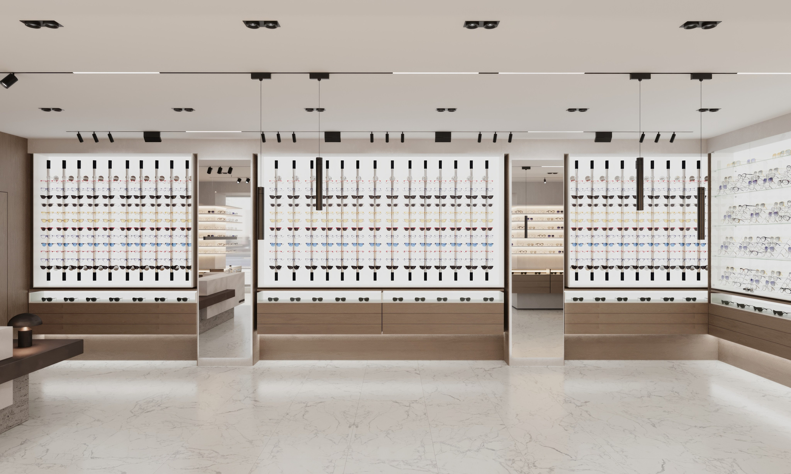 Магазин оптики «Орион». Мансур Гусейнов дизайнер интерьеров г. Махачкала