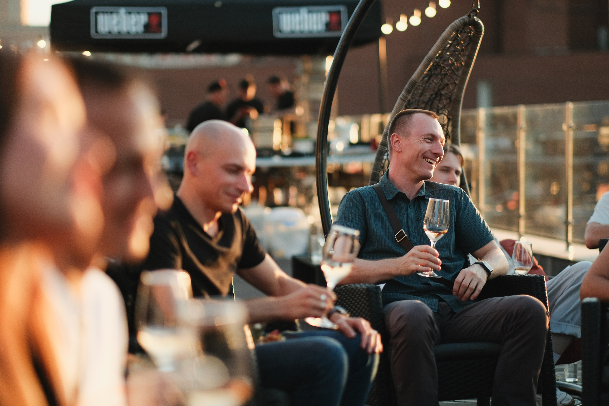 Гости на вечеринке.