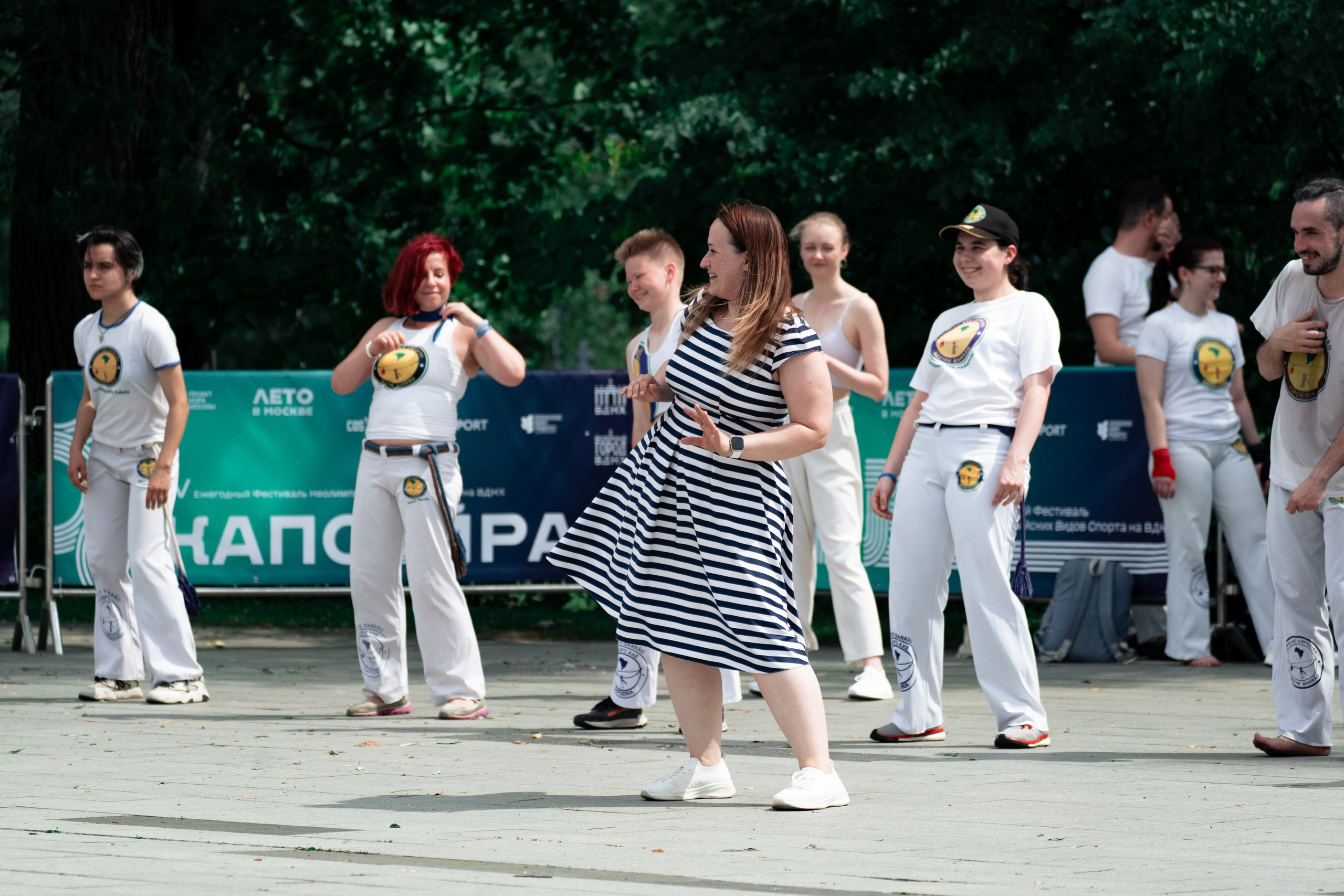 Открытый класс AXE Capoeira на фестивале неолимписких видов спорта на ВДНХ 2025 г:. Фотограф в Москве Ткаченко Владимир