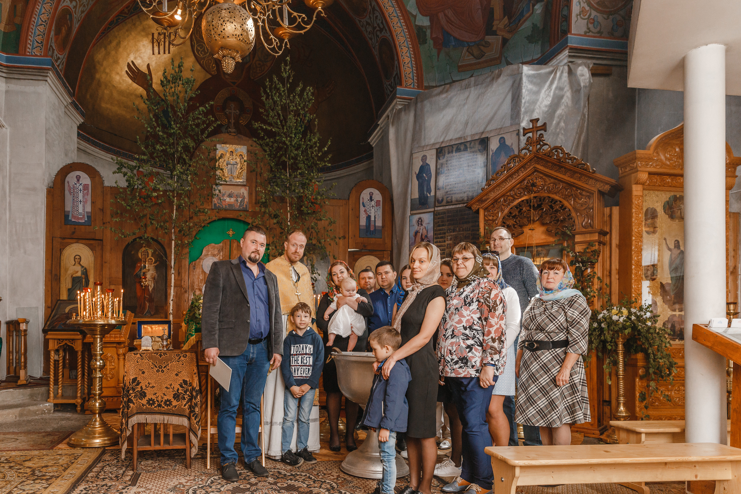 Фотограф на крещение в Монино Скорбященский храм г. Лосино-Петровский