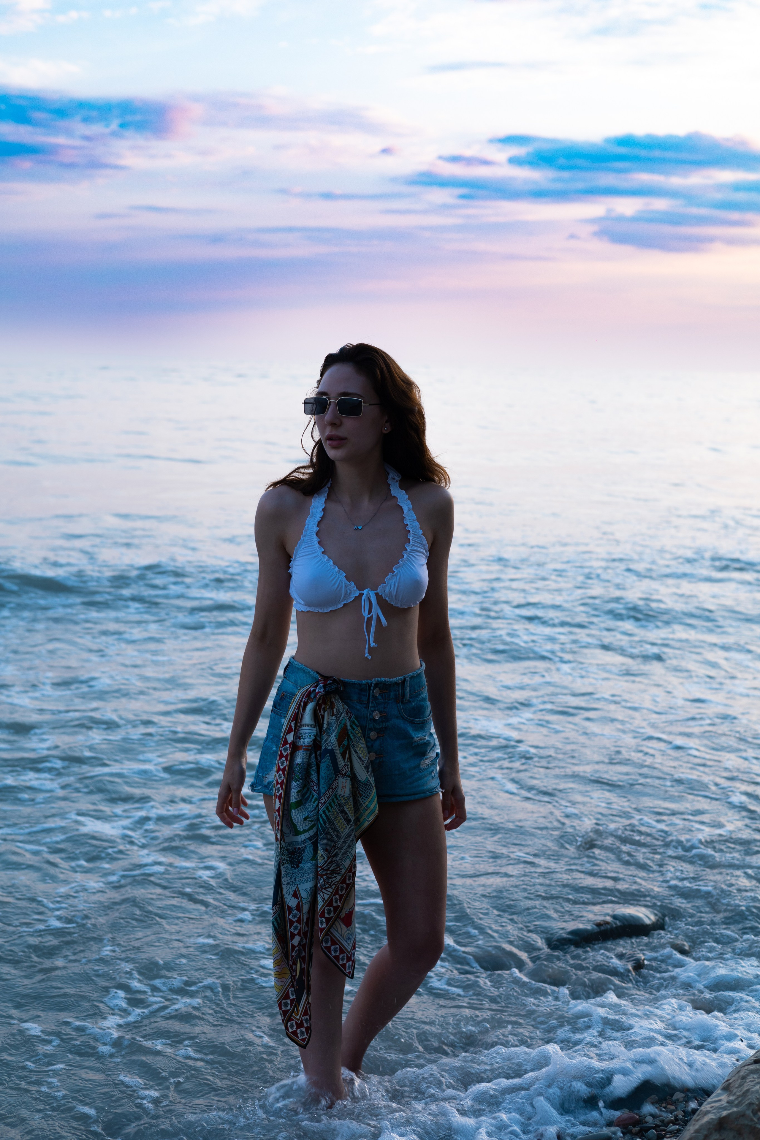 Ксюша, море. Репортажный фотограф Алёна Кантемирова