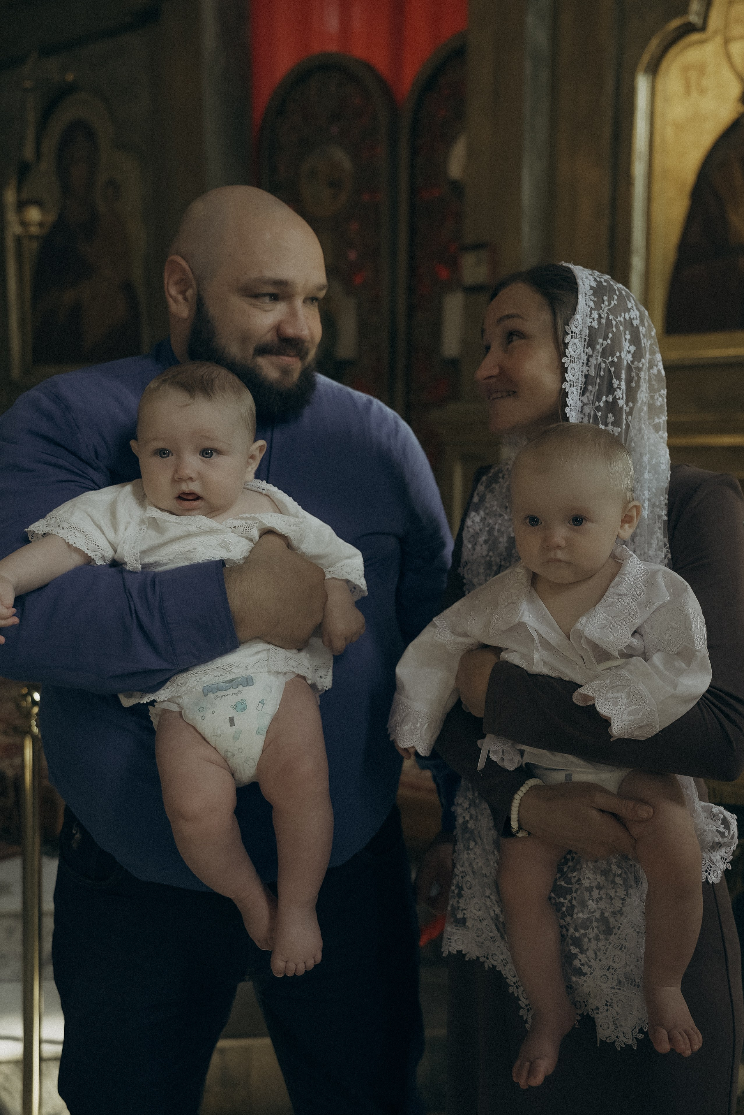 Крещение Евы и Макара. Видеограф в Архангельске Елена Курбатова