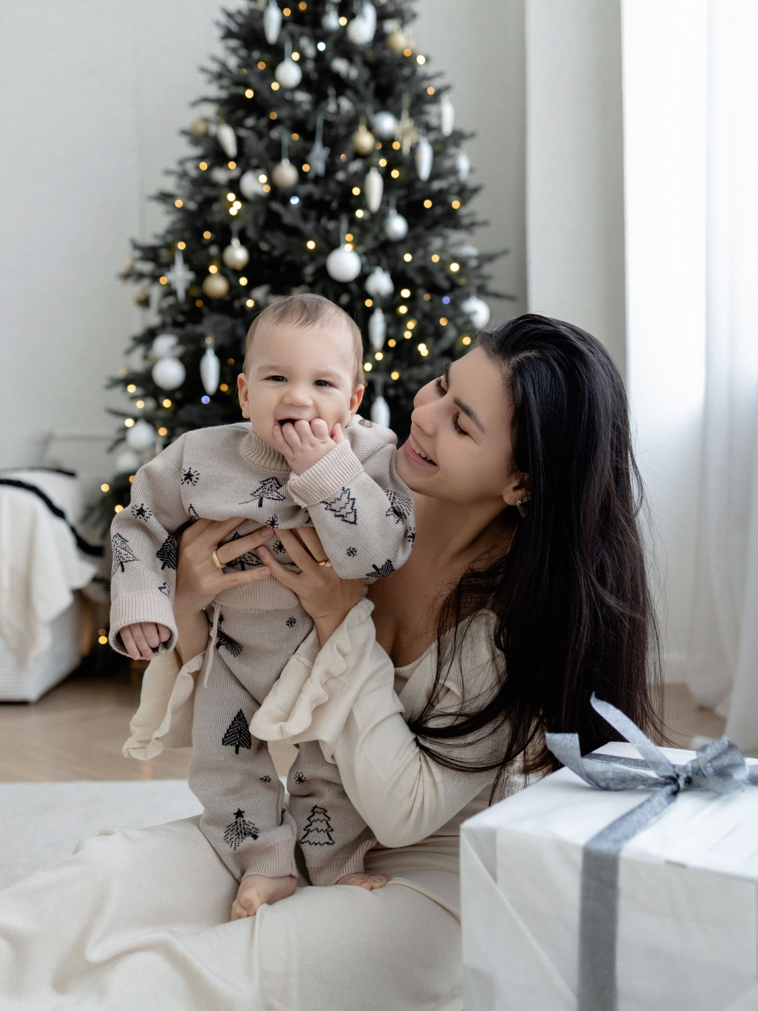 Новый год Максим, Тамара и Мирон. Фотограф Дарья Соколовская